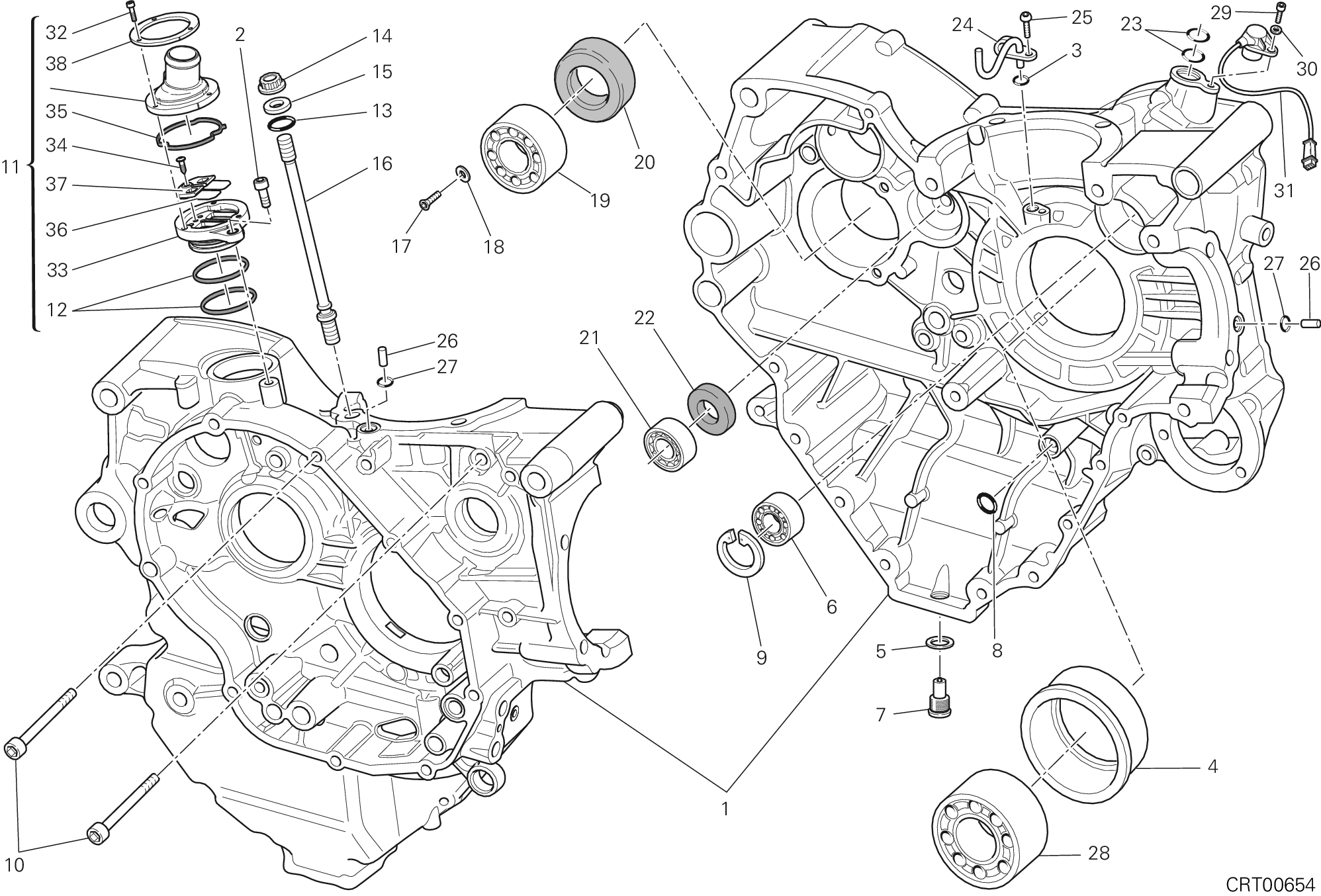 10B PAIRE DE DEMI CARTERS POUR DIAVEL CARBON 2013