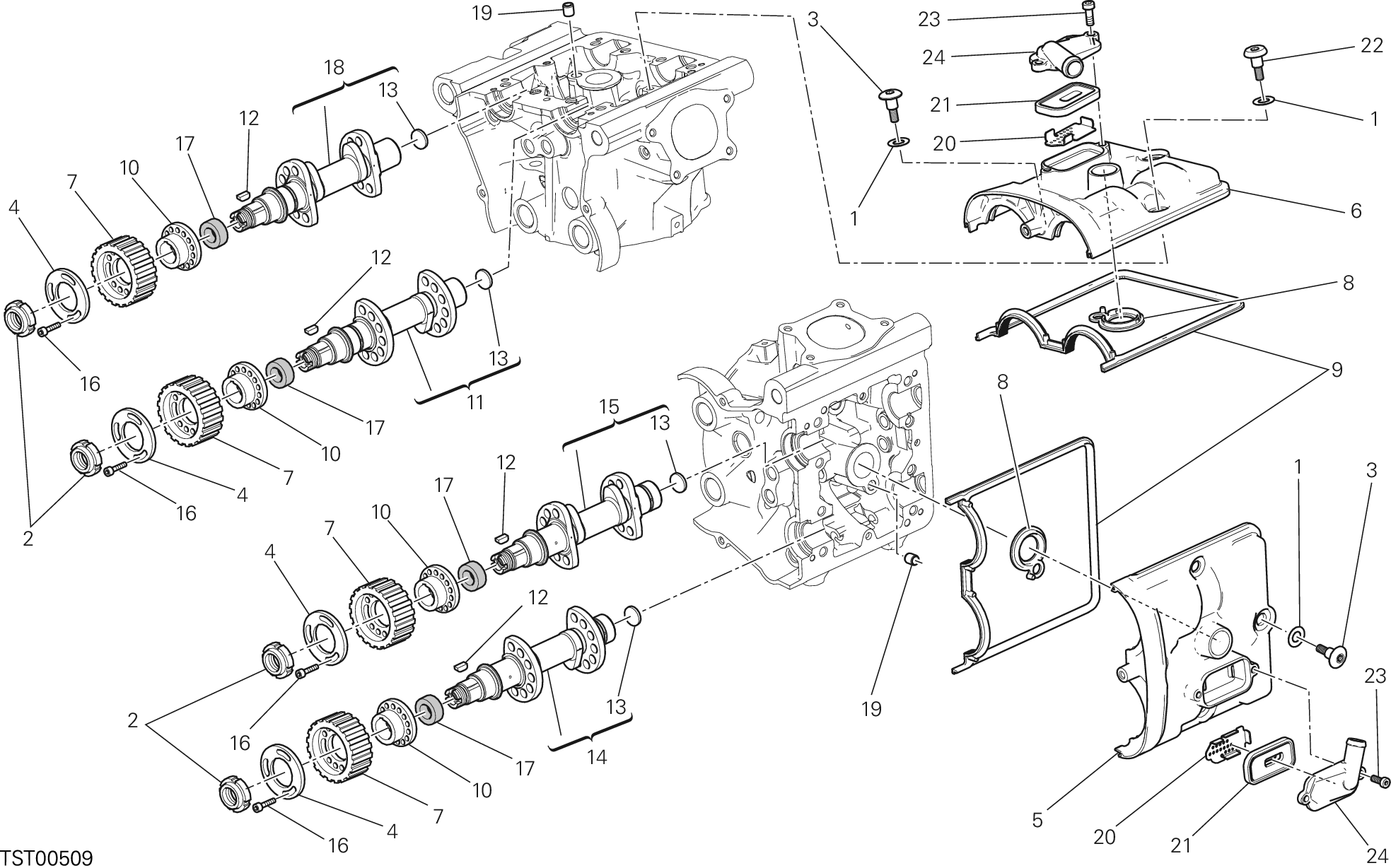 013 CULASSE DISTRIBUTION POUR MONSTER 1200 2015