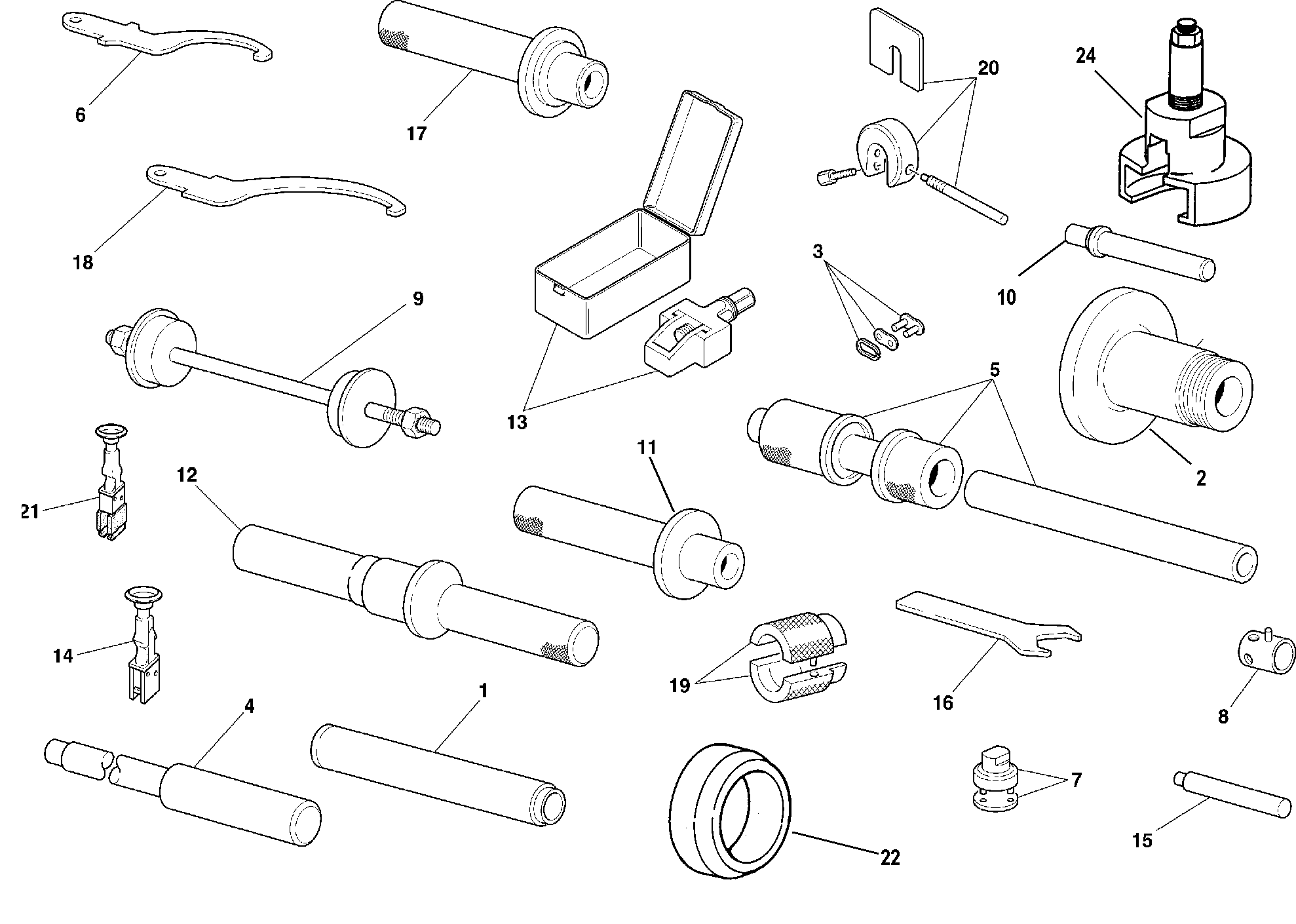 011 OUTILS DASSISTANCE CADRE POUR SUPERBIKE 996 1999