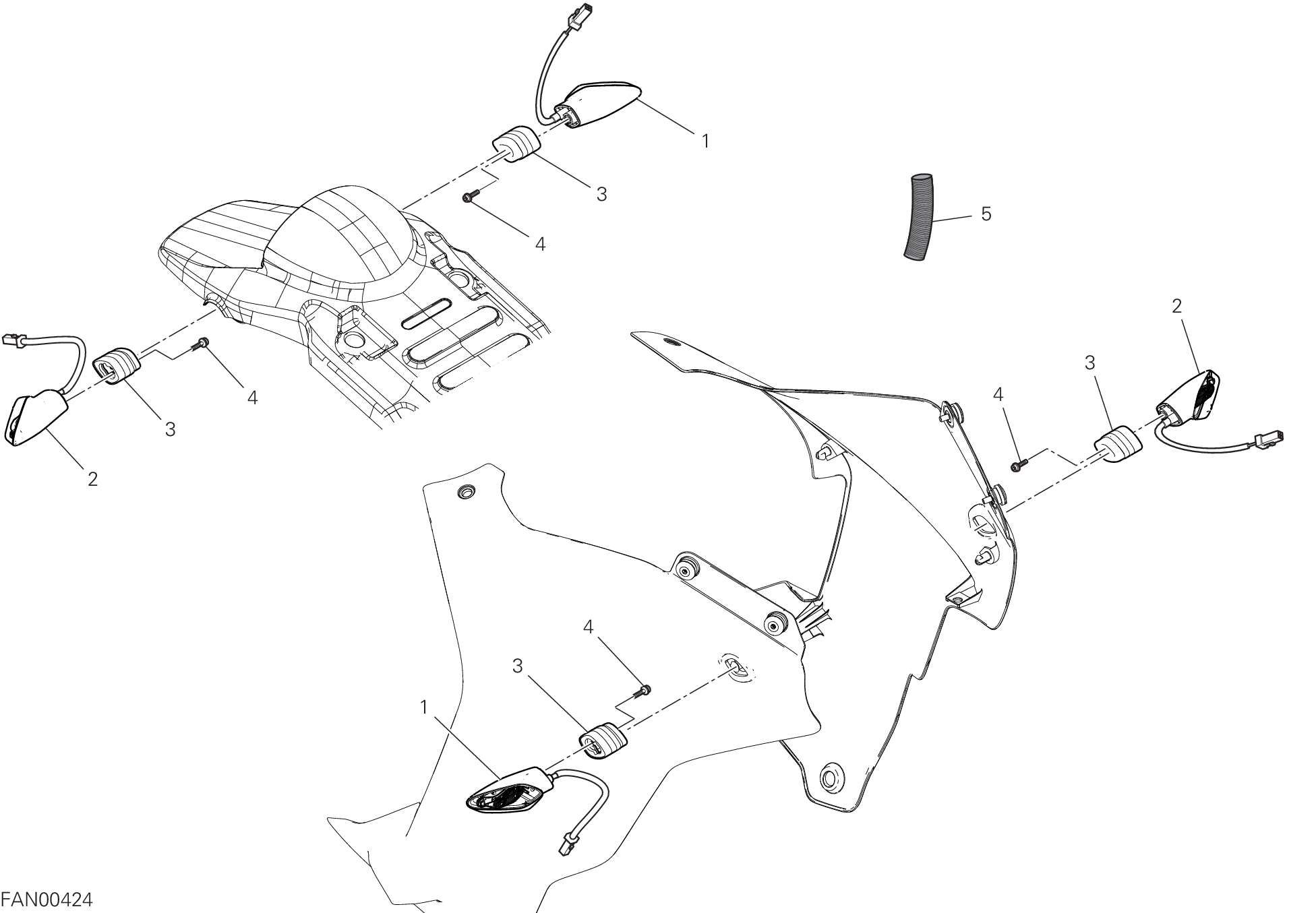 13C CLIGNOTANTS DE DIRECTION POUR DESERT X 2023