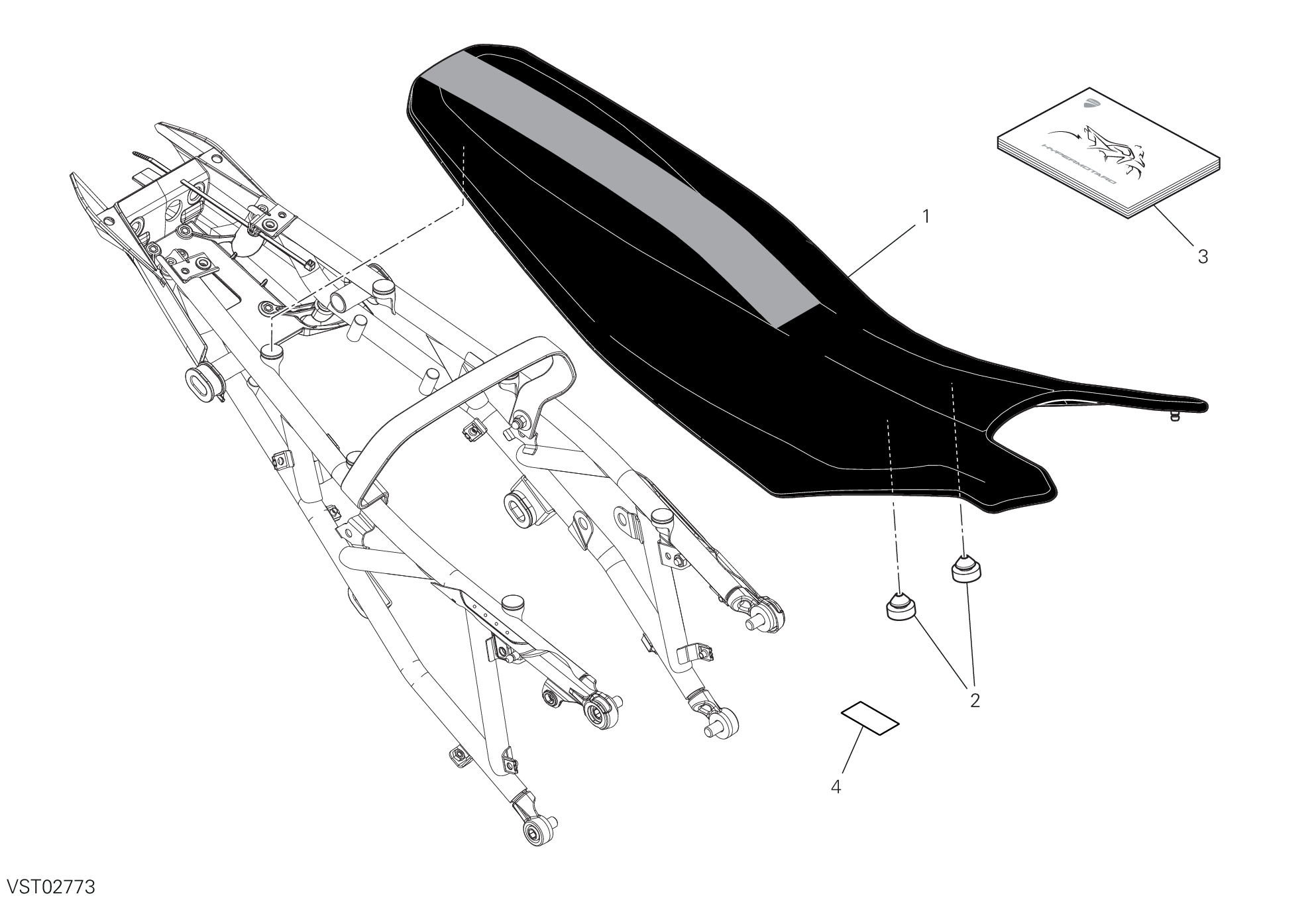 31A SELLE POUR HYPERMOTARD 698 MONO RVE 2025