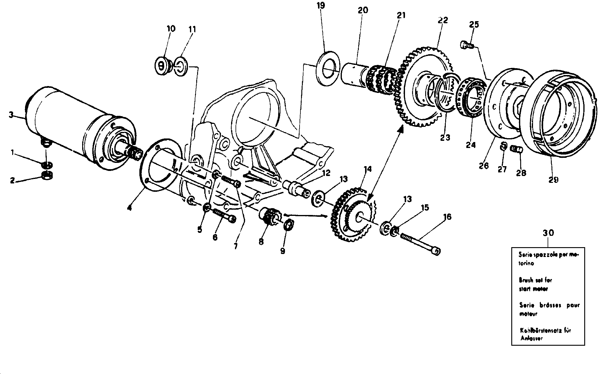 012 GENERATEUR MOTEUR DEMARRAGE POUR SUPERBIKE 851 1991