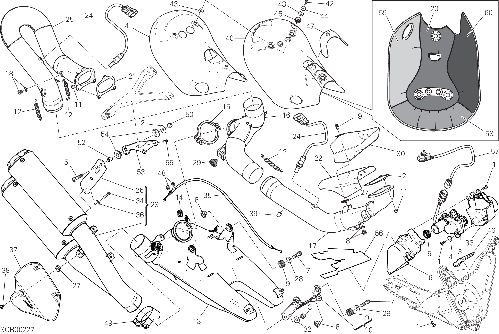 19A ECHAPPEMENT JAP POUR SUPERBIKE 1299 ABS 2017