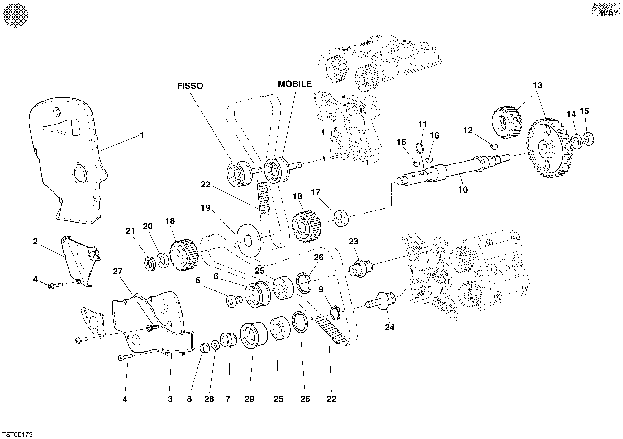 008 COURROIE DISTRIBUTION POUR SUPERBIKE 749 S 2006