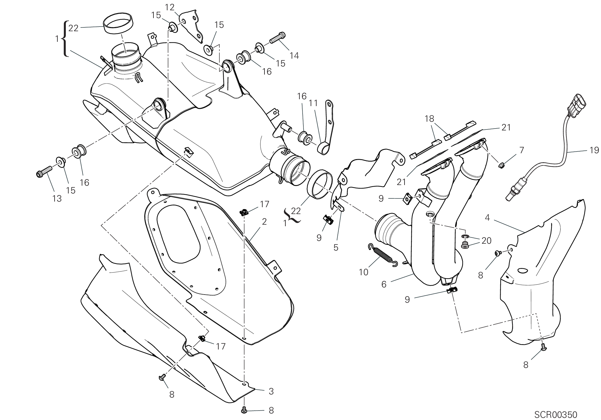 31A ECHAPPEMENT POUR SUPERBIKE PANIGALE V4 S 2020