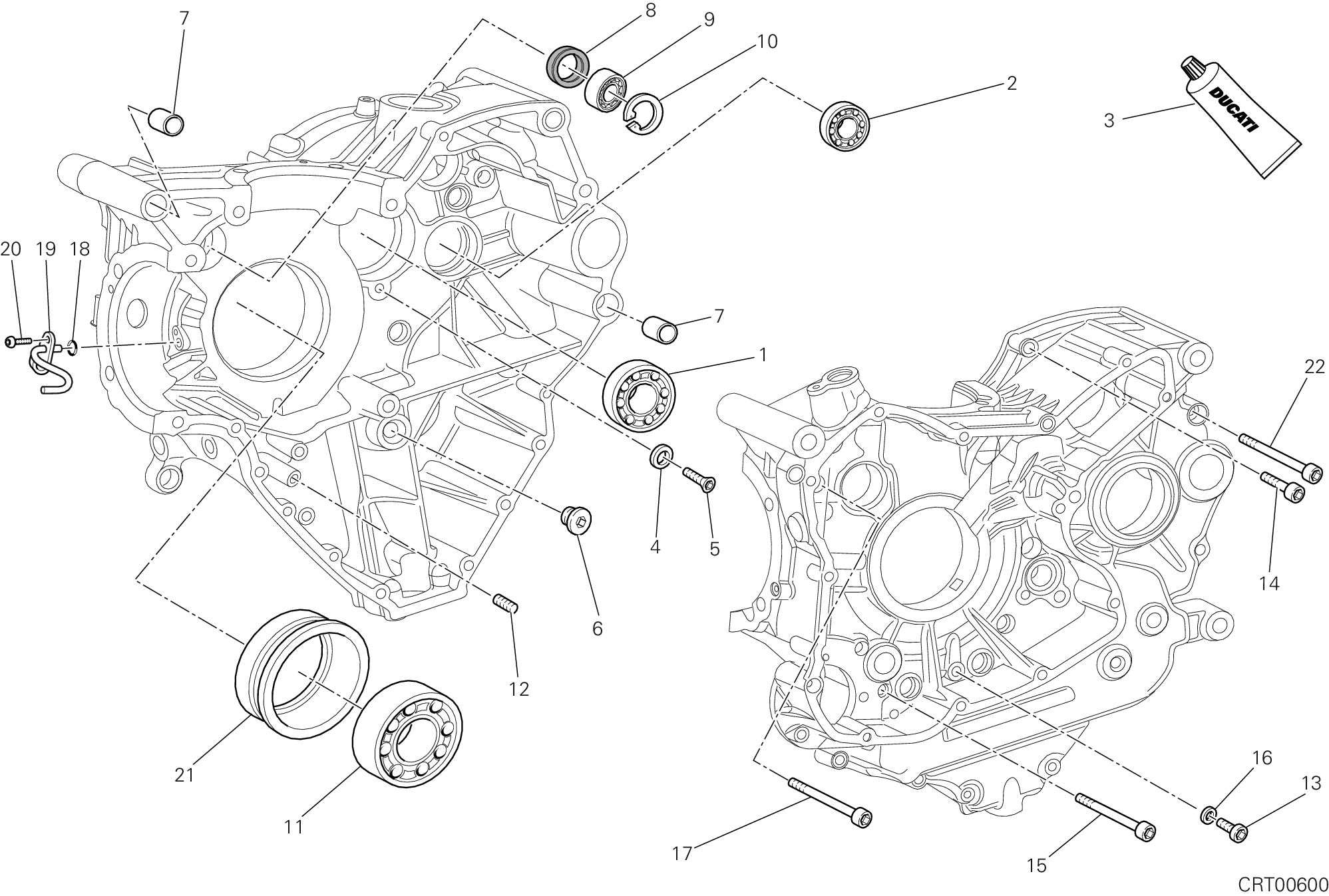 10A ROULEMENTS CARTER MOTEUR POUR STREETFIGHTER S 2013