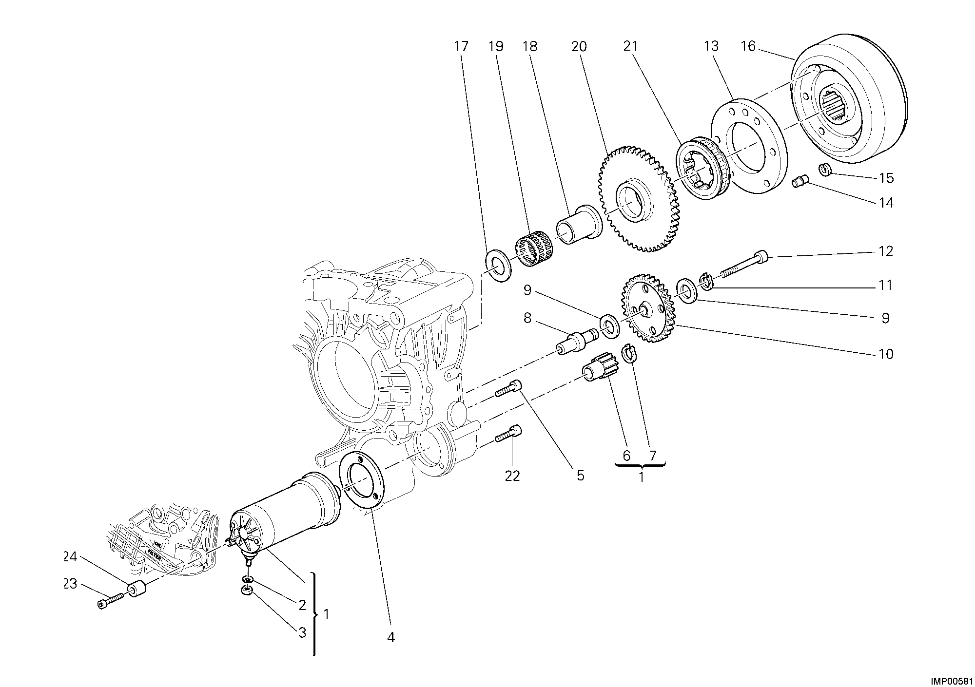 012 DEMARREUR ELECTRIQUE POUR MONSTER S4R 2008