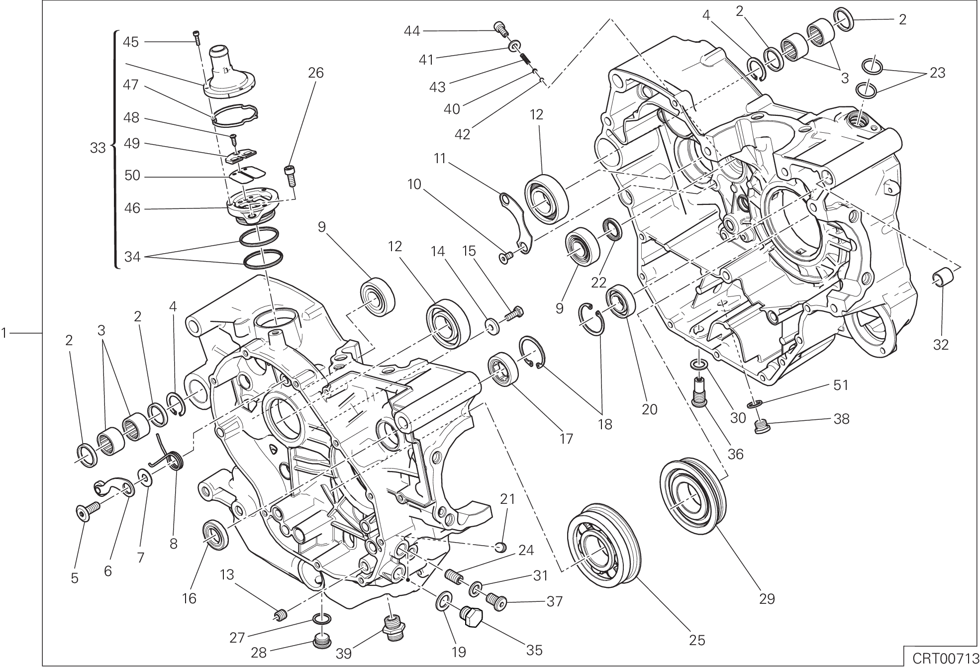 010 PAIRE DEMI CARTERS COMPLETS POUR SCRAMBLER SIXTY2 2019