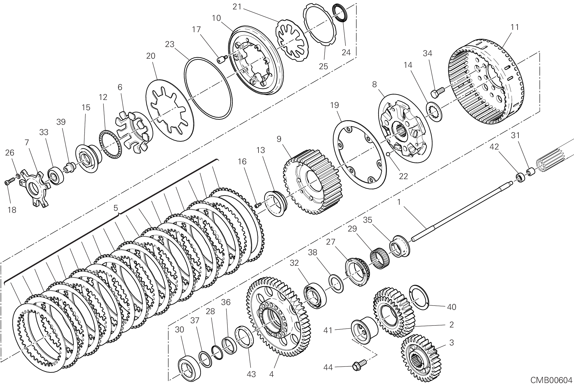 03B EMBRAYAGE POUR SUPERBIKE PANIGALE V4 R 2019