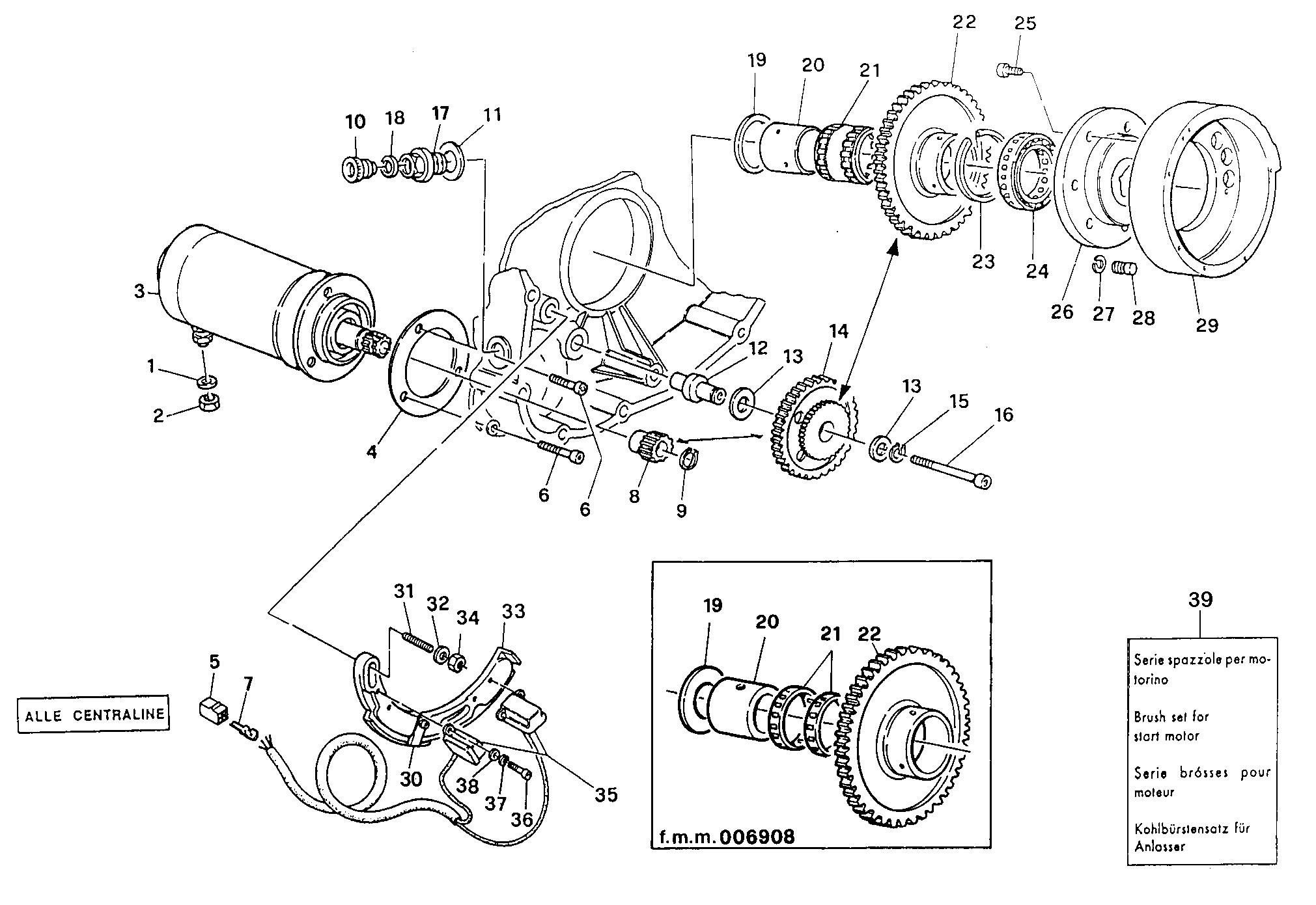 012 GENERATEUR MOTEUR DEMARRAGE POUR SUPERSPORT 900 SS 1991