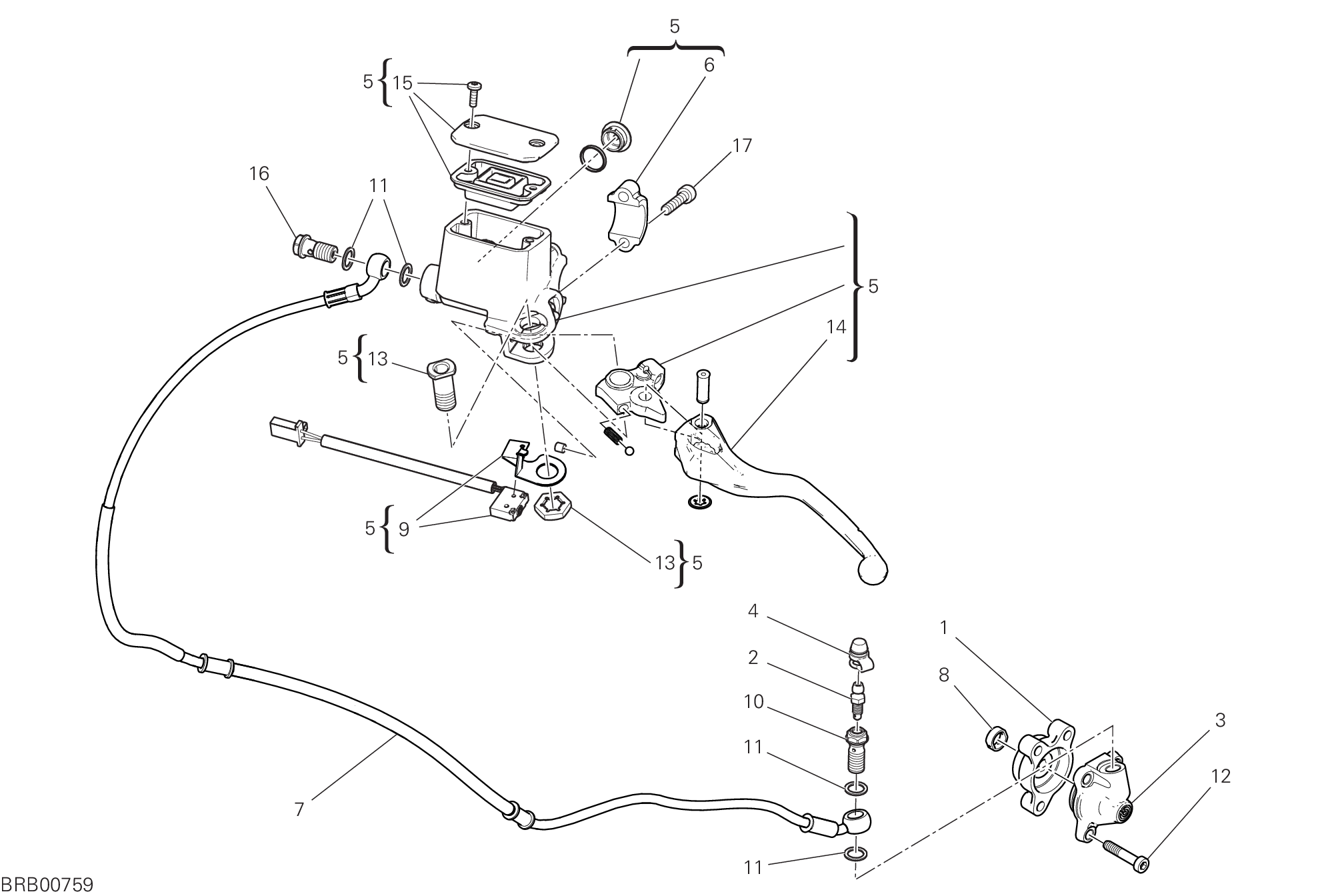 22B COMANDO FRIZIONE POUR SCRAMBLER NIGHTSHIFT 2G 2023