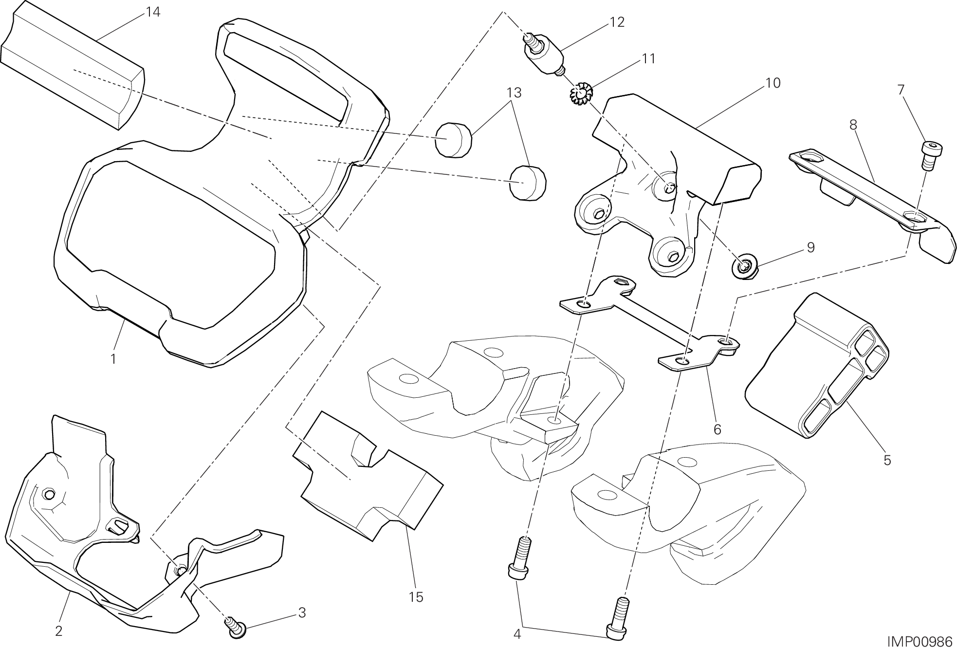 20A TABLEAU DE BORD POUR XDIAVEL 2016