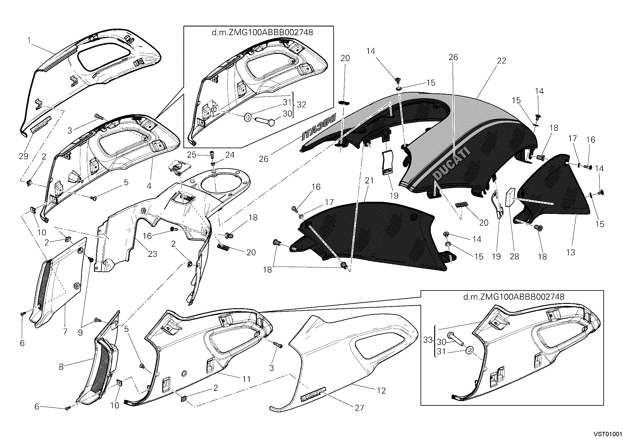 034 COUVERCLES RESERVOIR POUR DIAVEL CARBON 2011