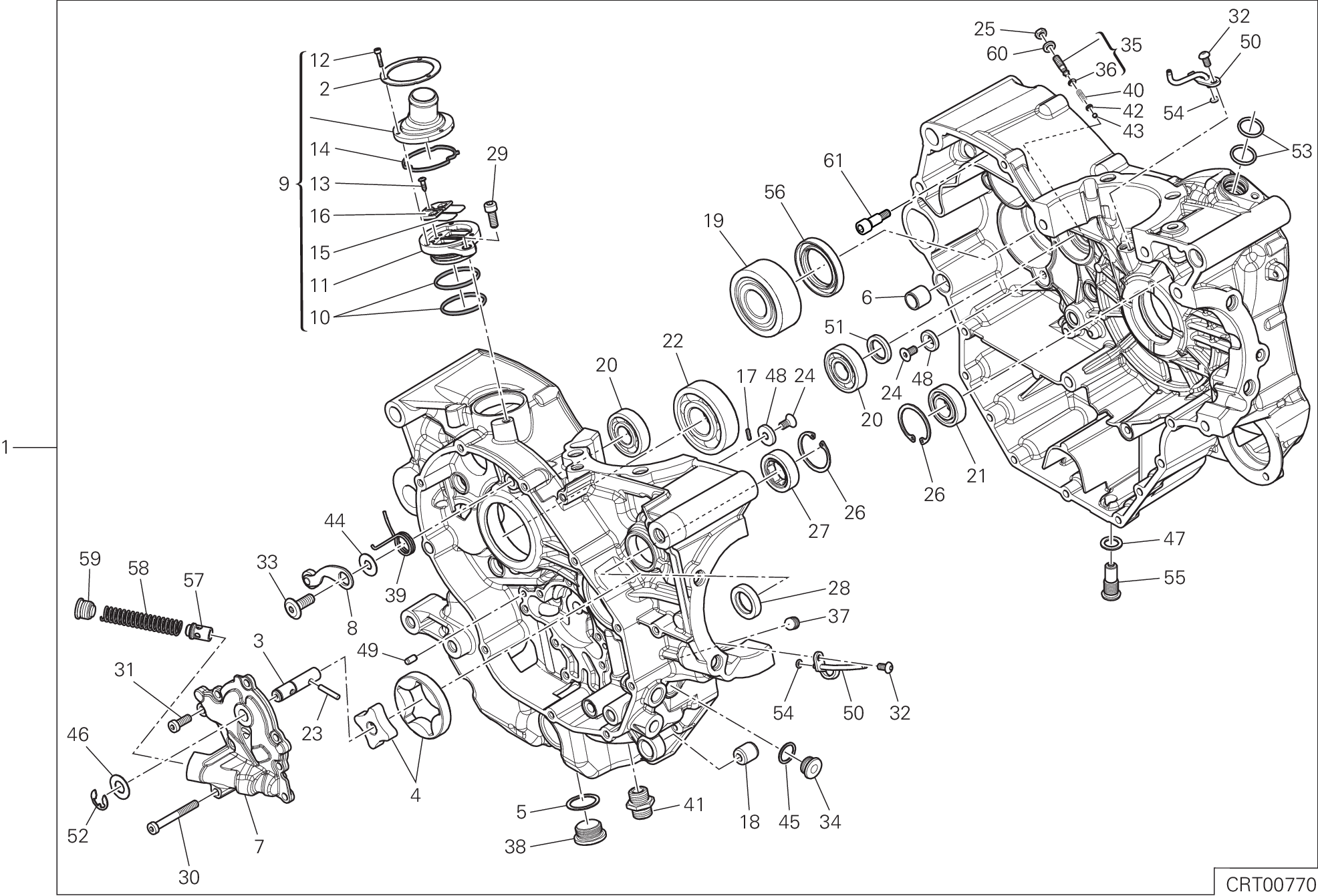 010 PAIRE DE DEMI CARTERS POUR MONSTER 821 STEALTH 2019