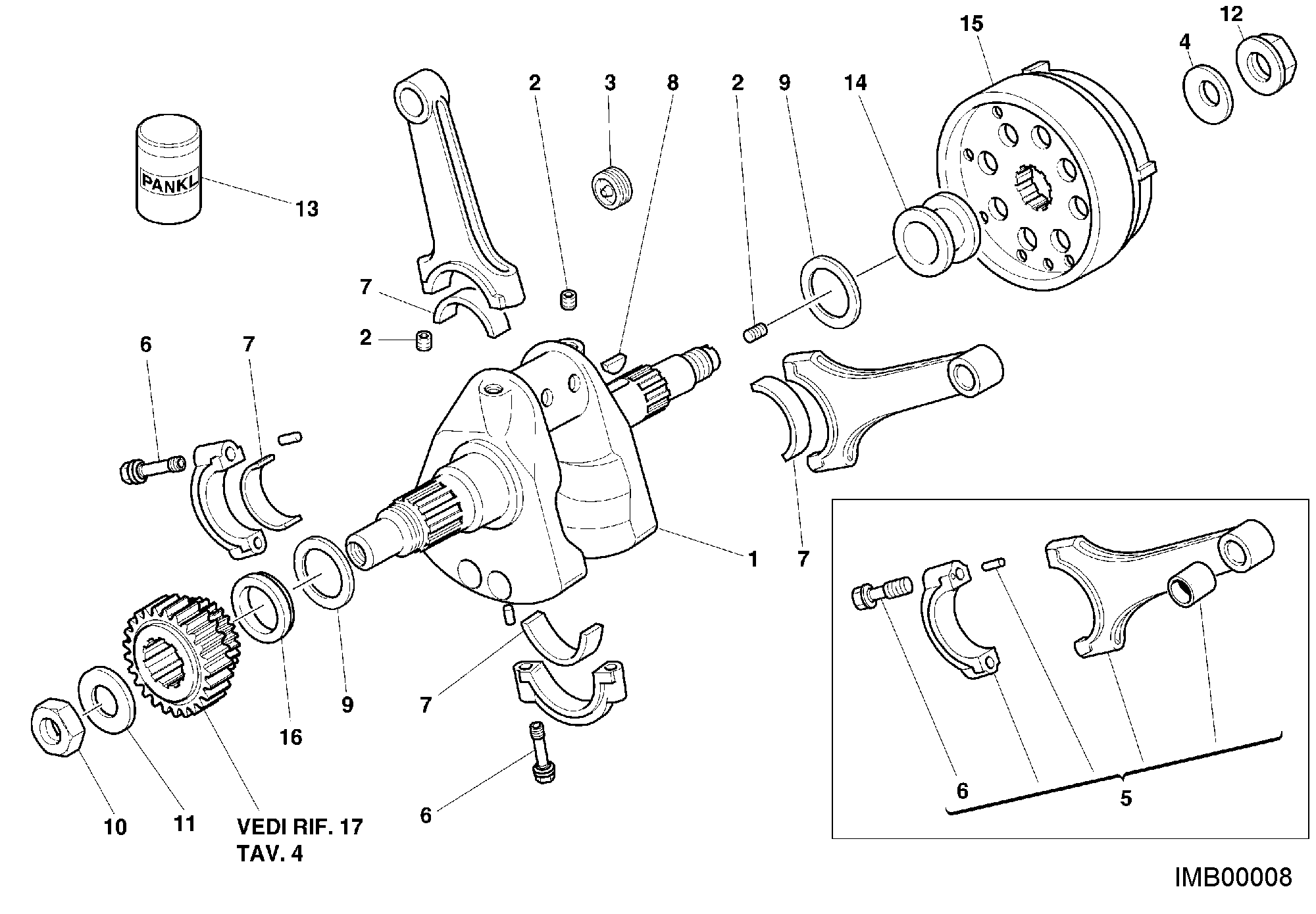 006 VILEBREQUIN POUR SUPERBIKE 996 RS 2000