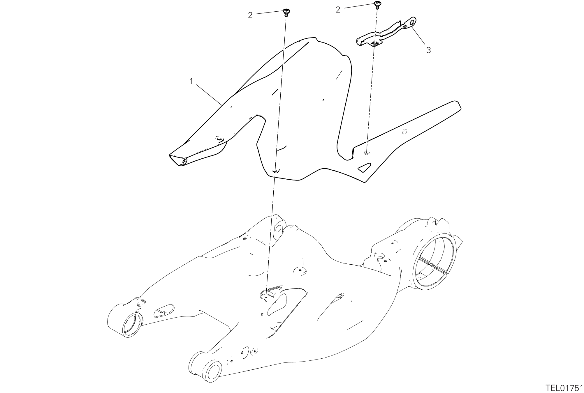 26A GARDE BOUE ARRIERE POUR DIAVEL FOR BENTLEY 2024