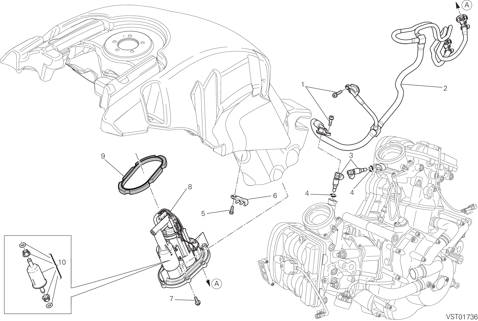 32A POMPE A CARBURANT POUR DIAVEL 2011