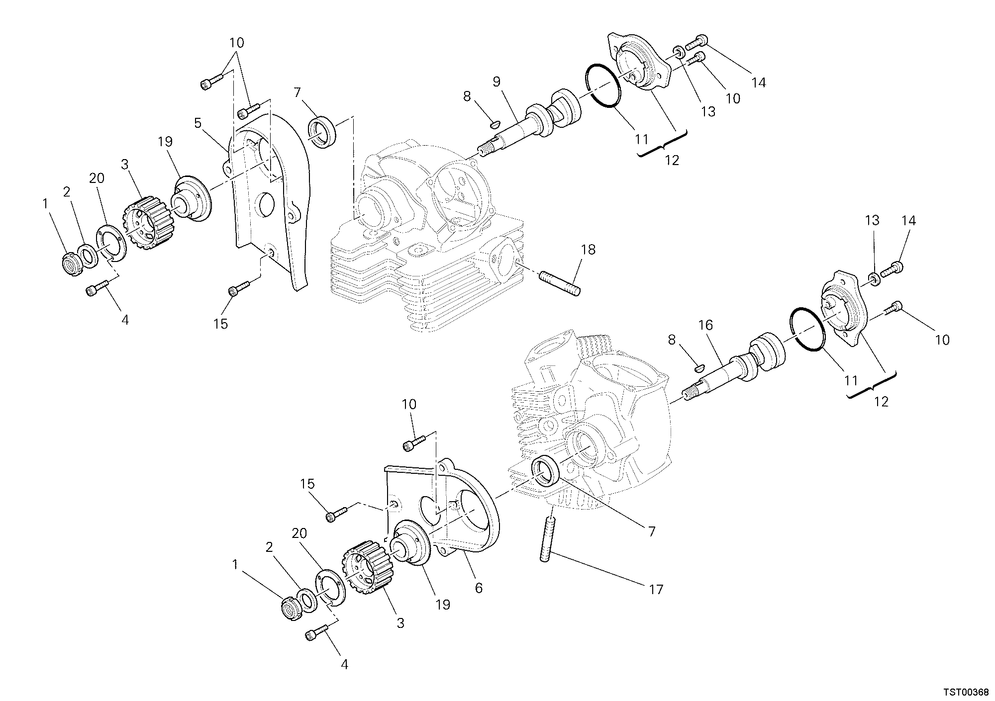 013 ARBRE A CAMES POUR SPORTCLASSIC GT1000 2008