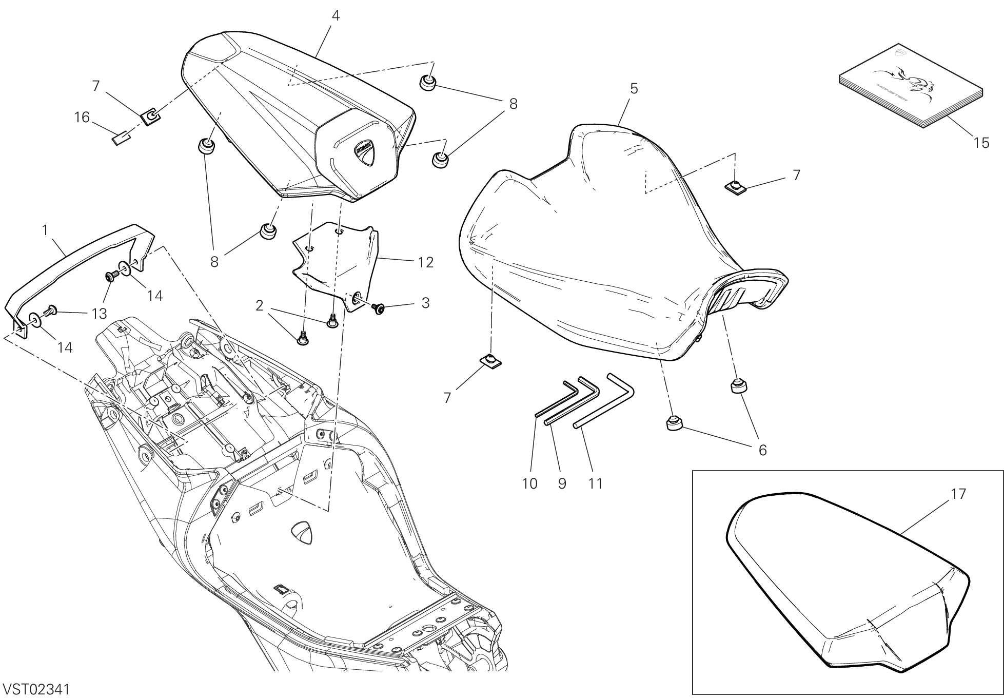 31A SELLE POUR MONSTER SP 2023