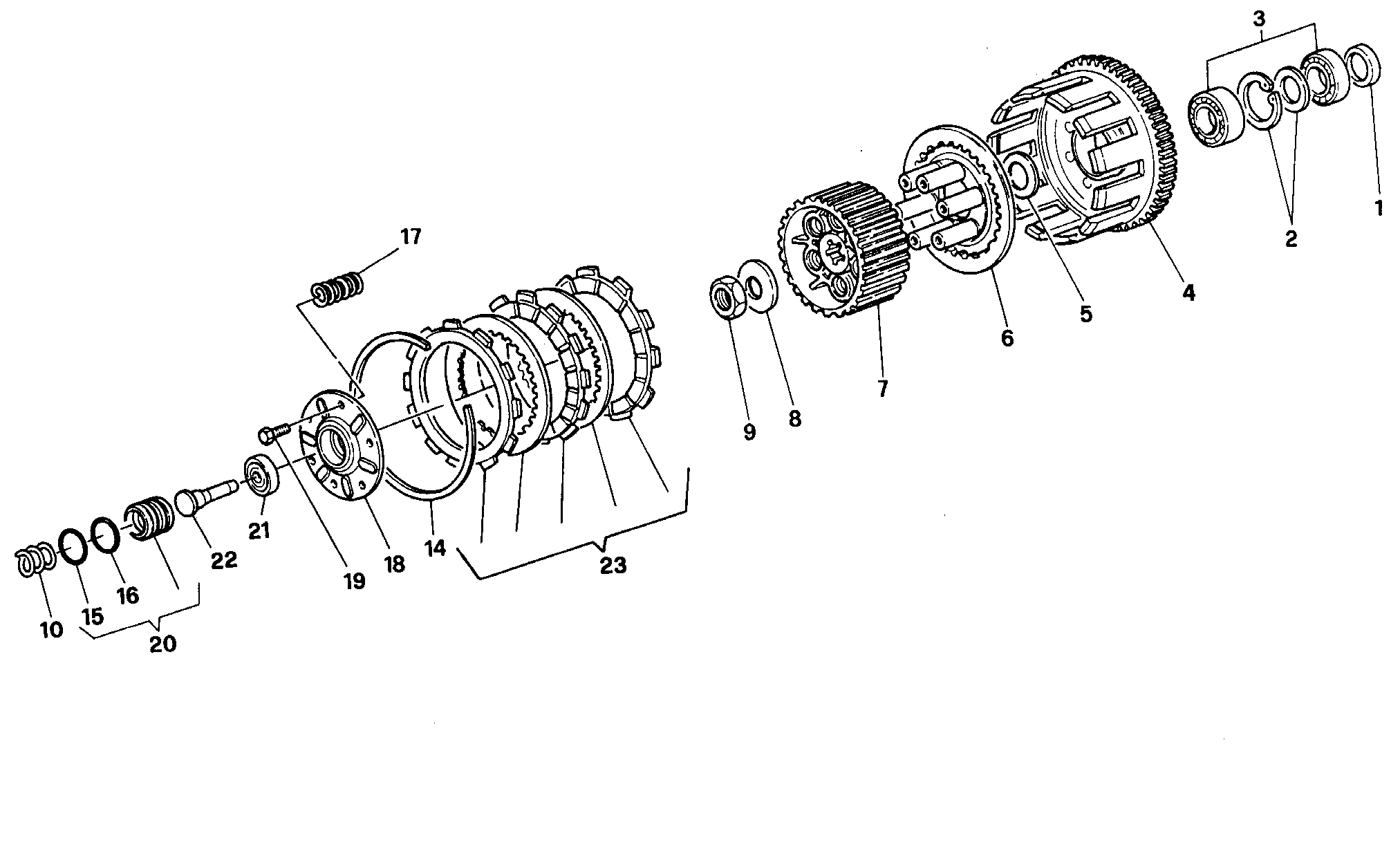 004 EMBRAYAGE DMM 001275 POUR SUPERSPORT 750 SS 1994