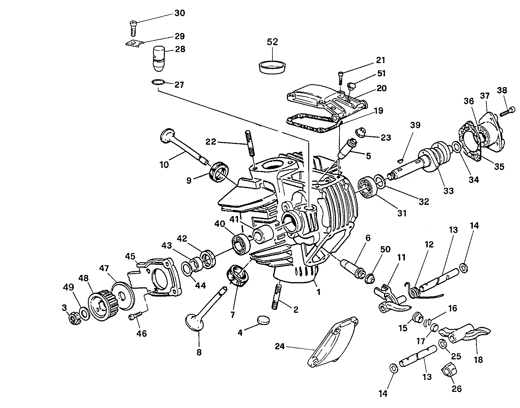 014 CULASSE POUR MONSTER 750 1996
