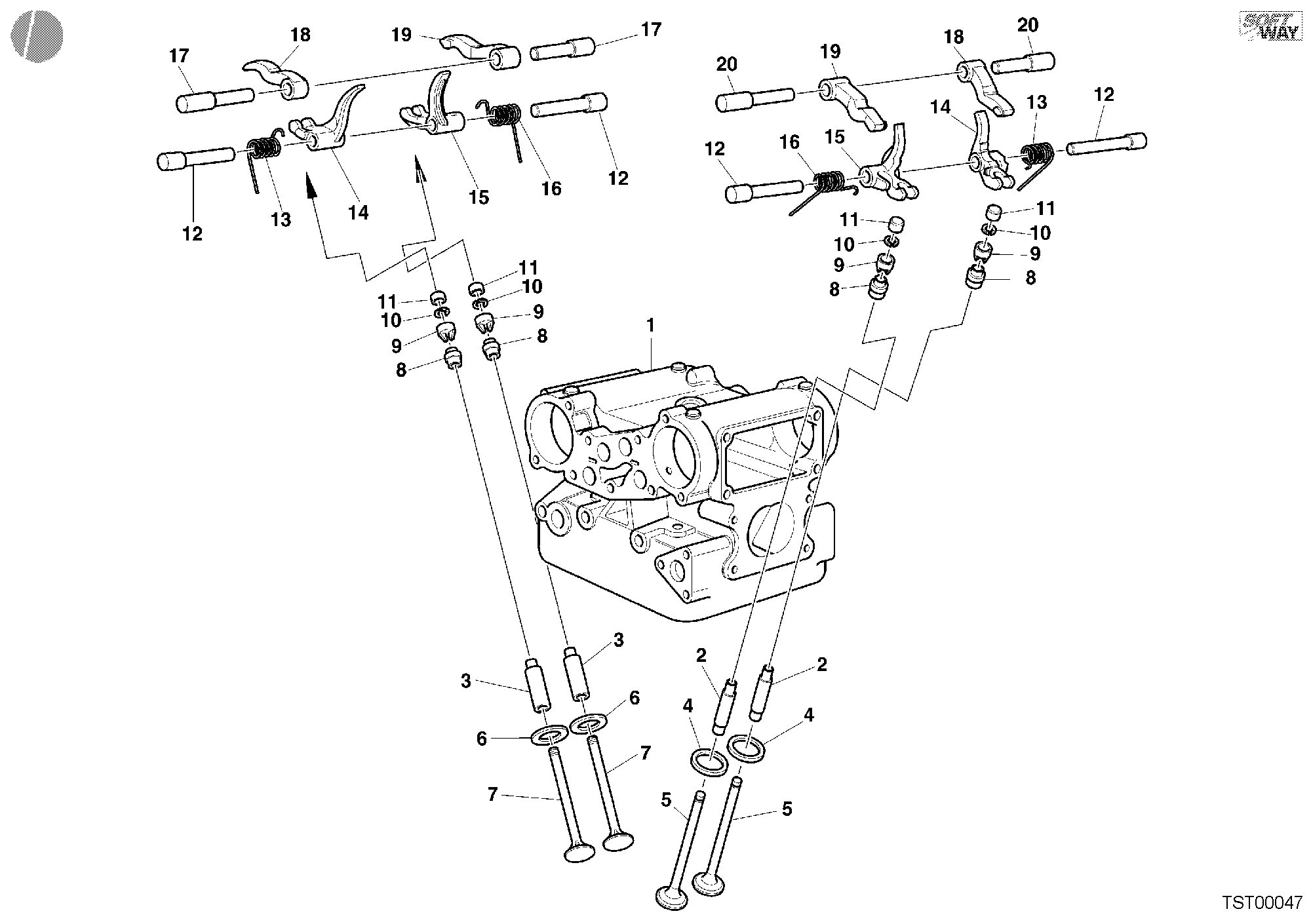 013 SOUPAPE POUR SUPERBIKE 748 E 2002