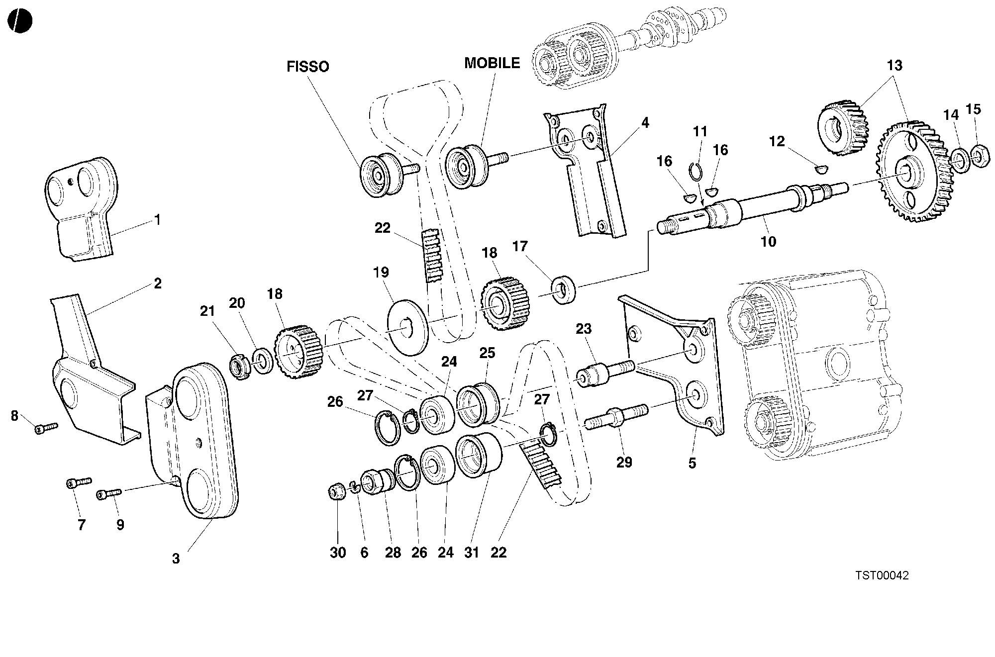 008 COURROIE DISTRIBUTION POUR SUPERBIKE 996 2001