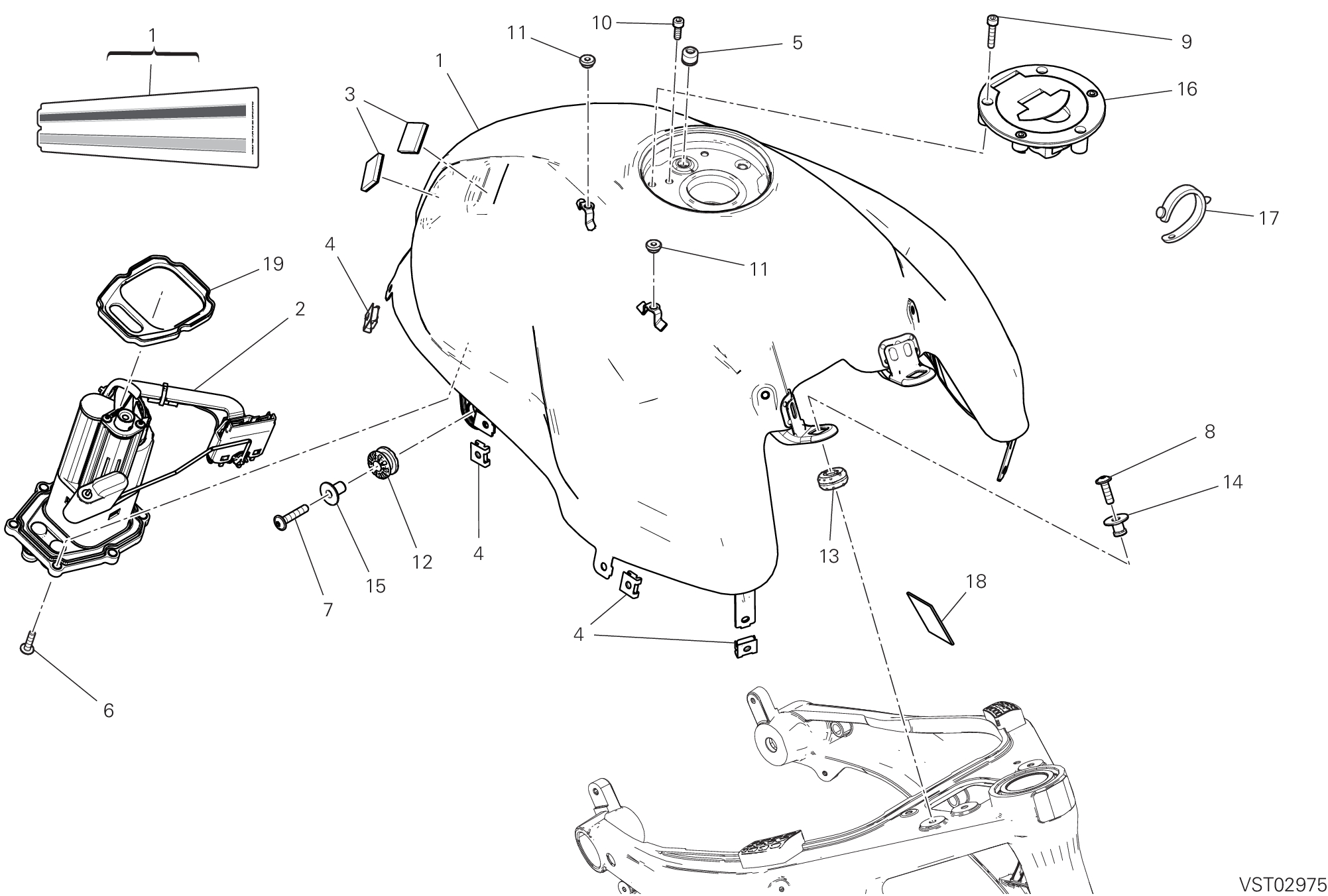 29A RESERVOIR CARBURANT POUR MONSTER SENNA 2025