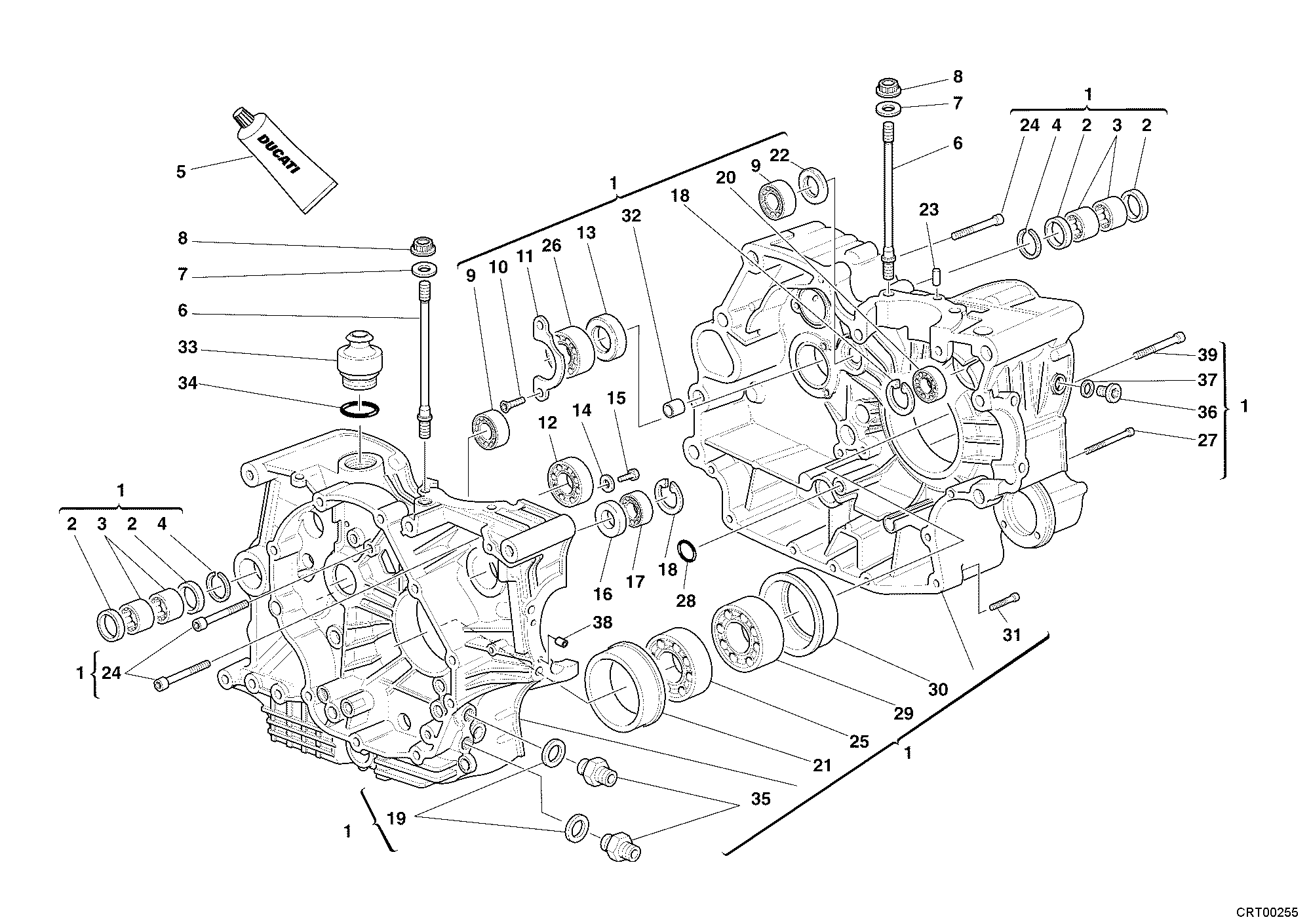 010 CARTER MOTEUR POUR SPORTCLASSIC SPORT 1000 SINGLE SEAT 2006
