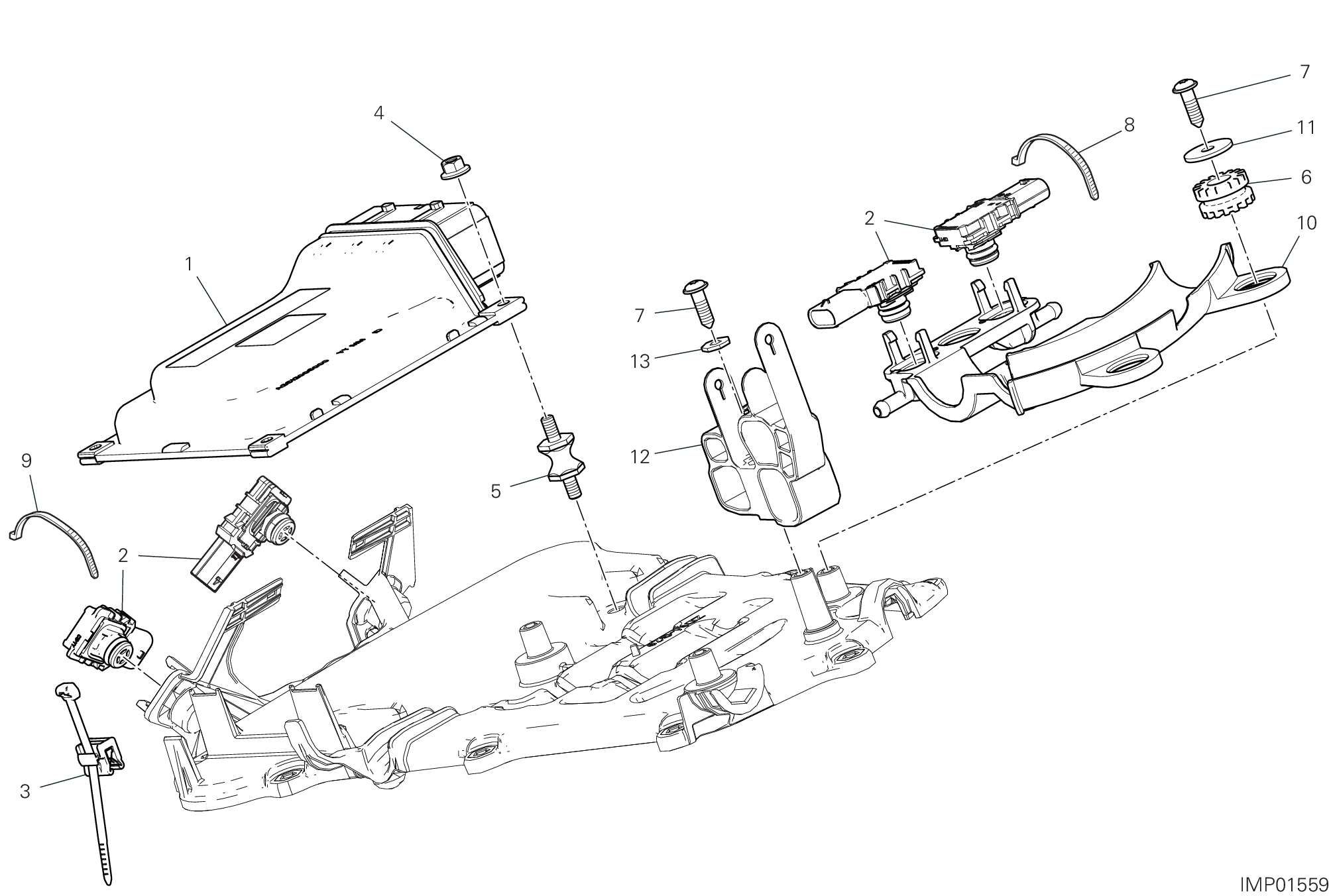 13C UNITE CONTROLE POUR MULTISTRADA V4 RALLY RADAR 2024