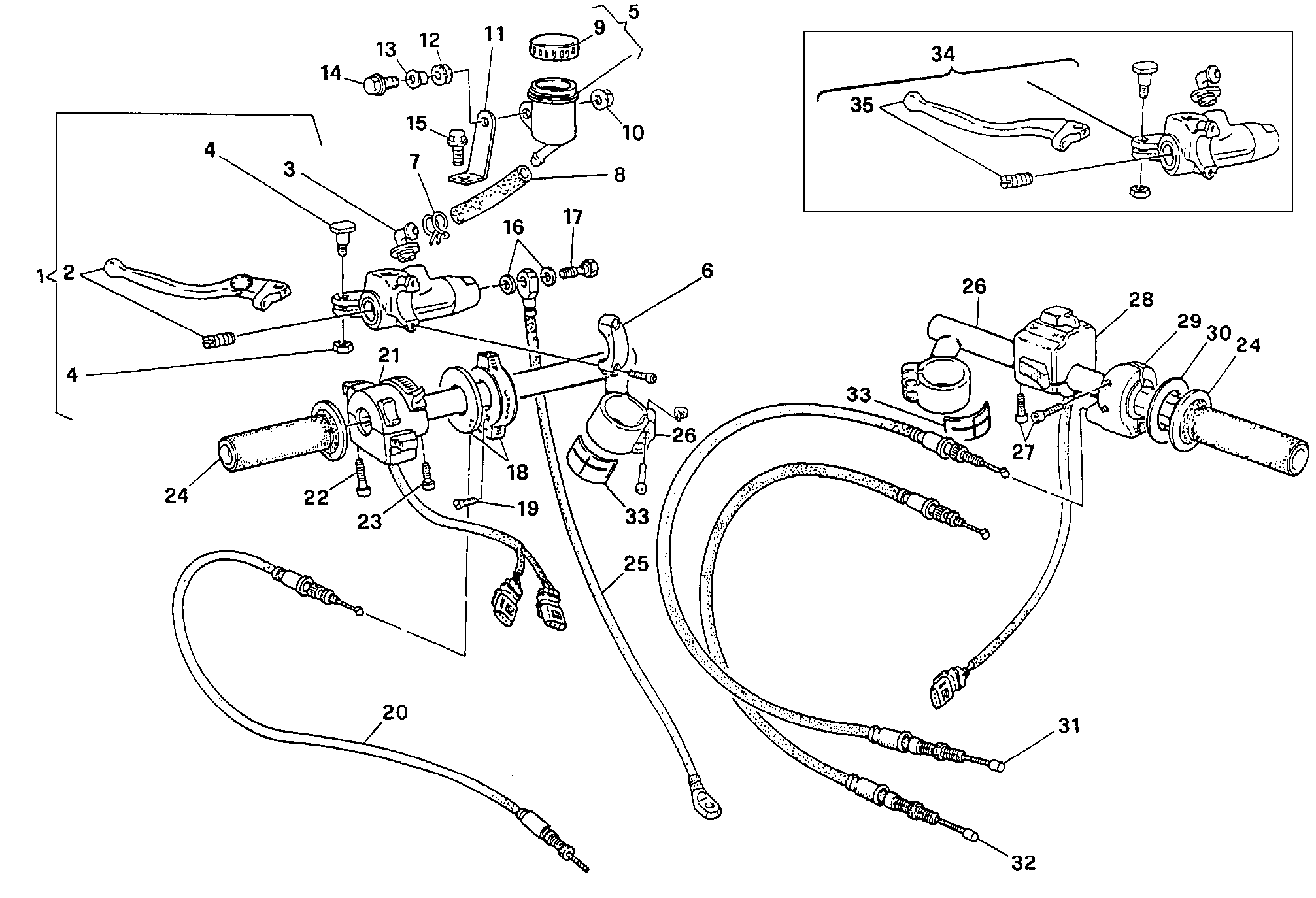 024 GUIDON DM 012263 POUR SUPERSPORT 900 SS 1994