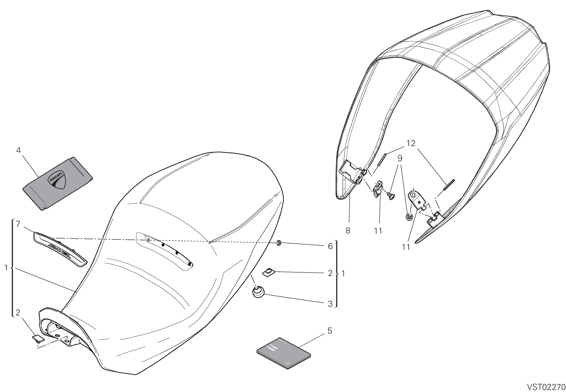 31A SELLE POUR DIAVEL 1260 LAMBO 2021