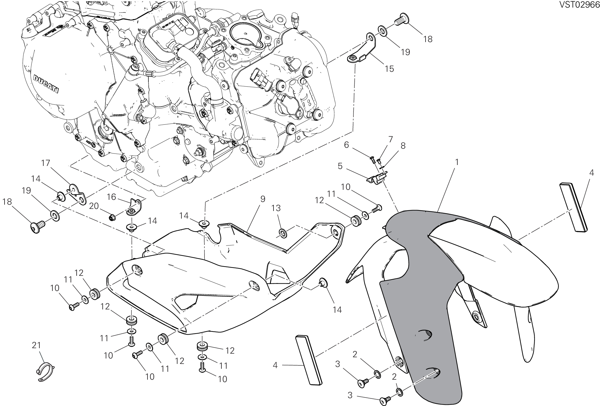 34B HABILLAGE POUR MULTISTRADA V2 2025