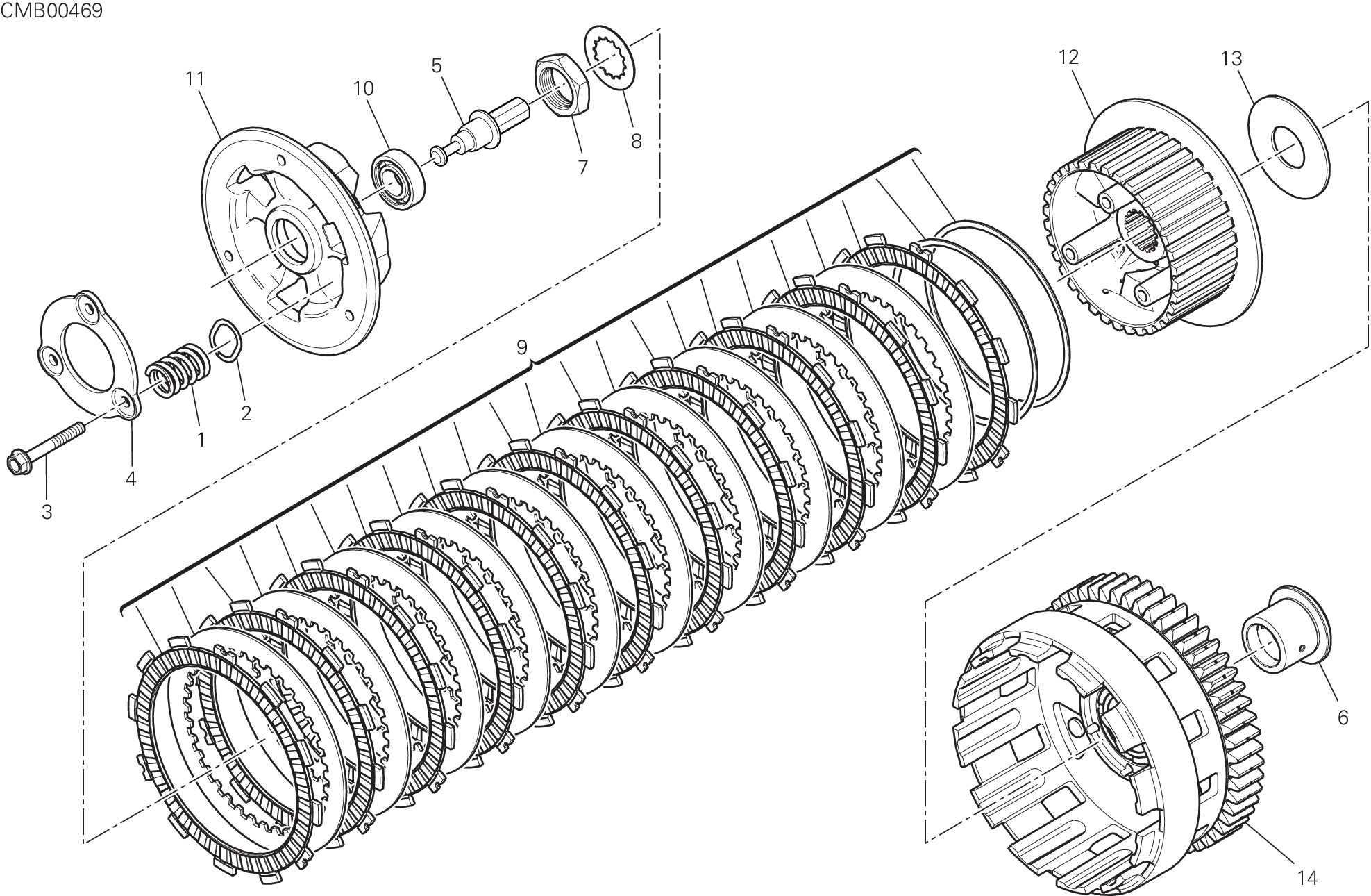 004 EMBRAYAGE POUR MONSTER 821 2020