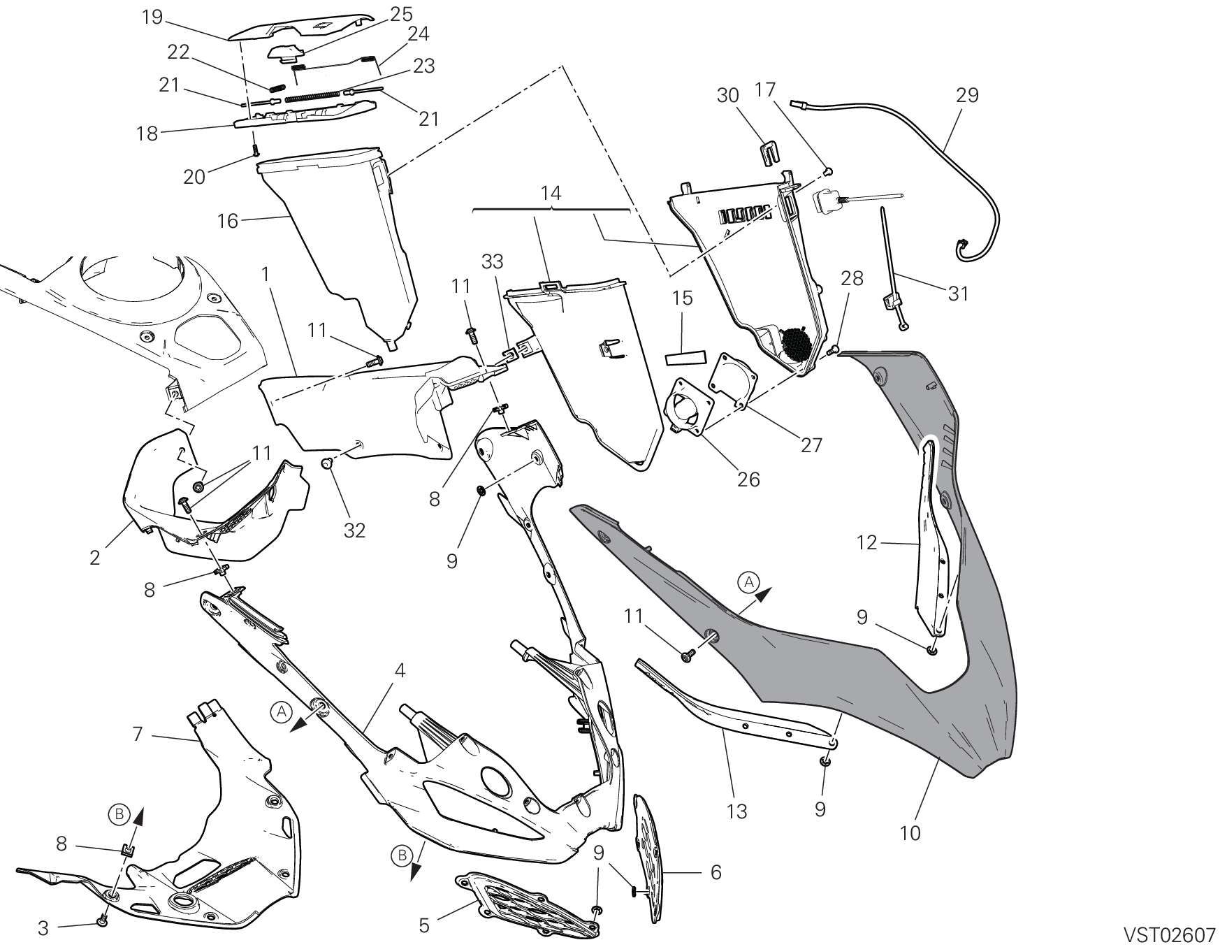 37C CONVOYEUR DAIR POUR MULTISTRADA V4 RALLY RADAR 2023