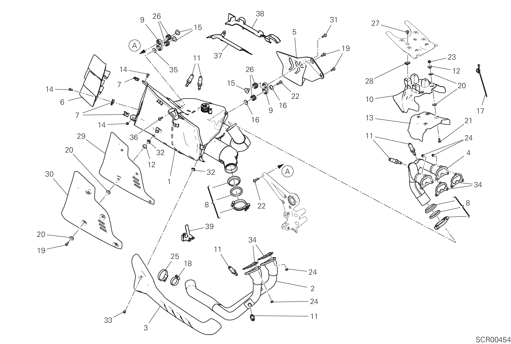 30B SILENCIEUX DECHAPPEMENT POUR DIAVEL V4 2025
