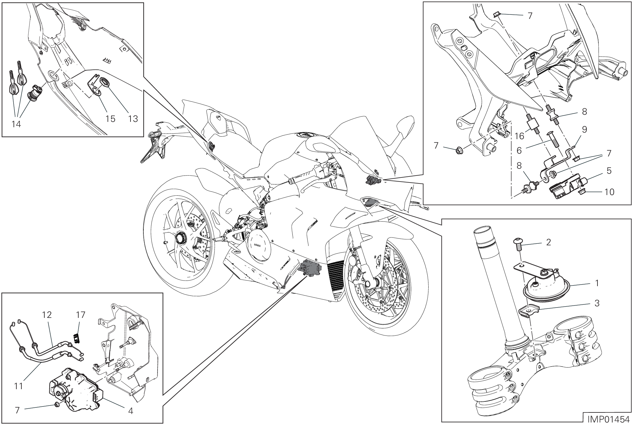 13E DISOISITIF ELECTRIQUES POUR SUPERBIKE PANIGALE V4 2022