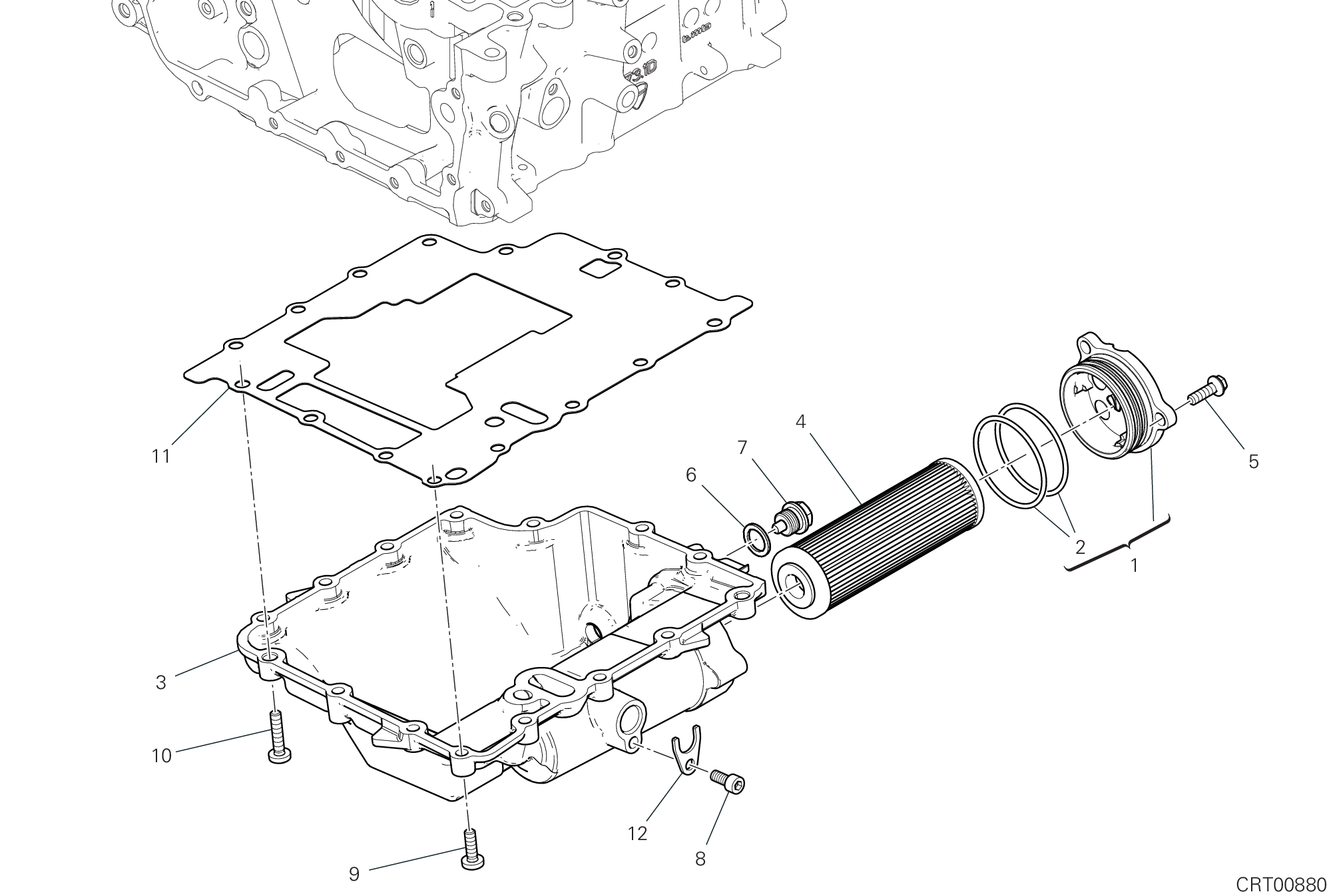 04C CARTER HUILE POUR MULTISTRADA V4 2024