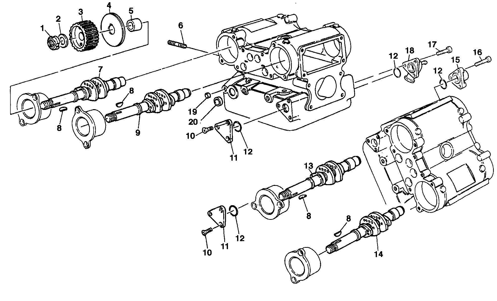 014 ARBRE A CAMES POUR SUPERBIKE 748 R SINGLE SEAT 1998