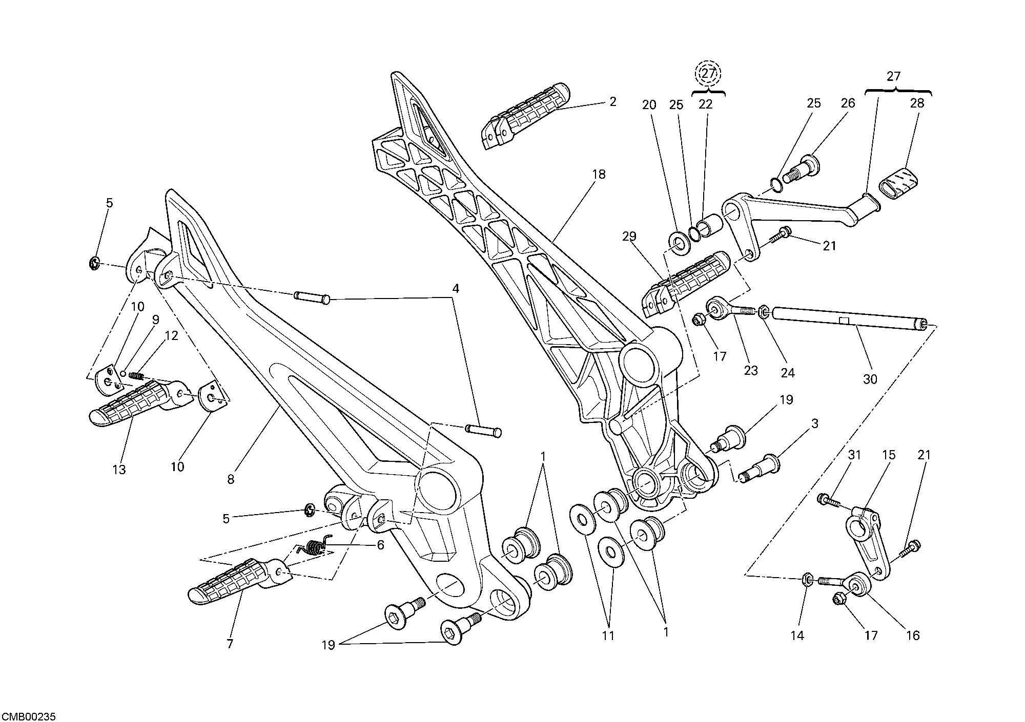 031 REPOSE PIEDS POUR MONSTER 796 2012