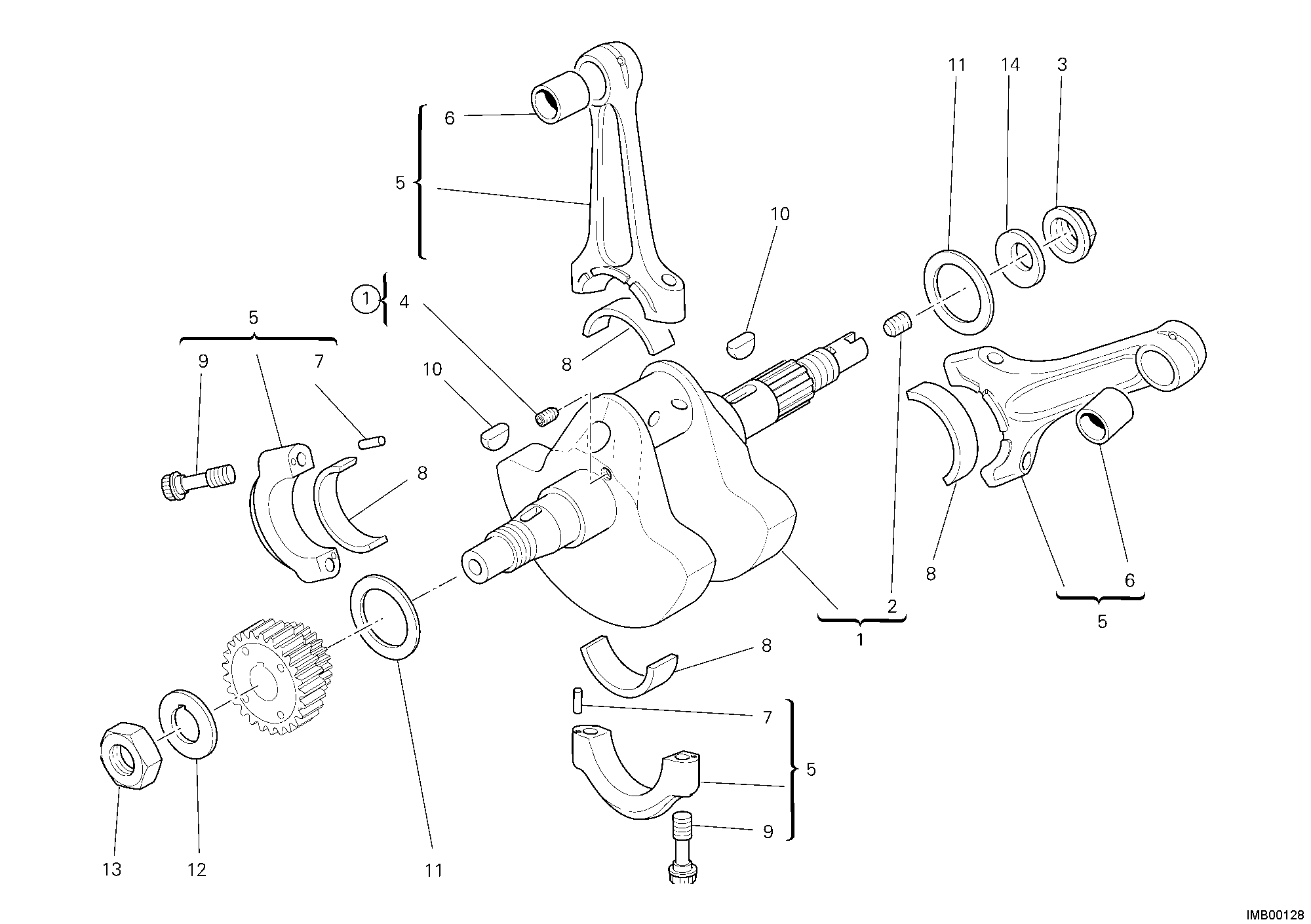 006 VILEBREQUIN POUR HYPERMOTARD 1100 S 2008