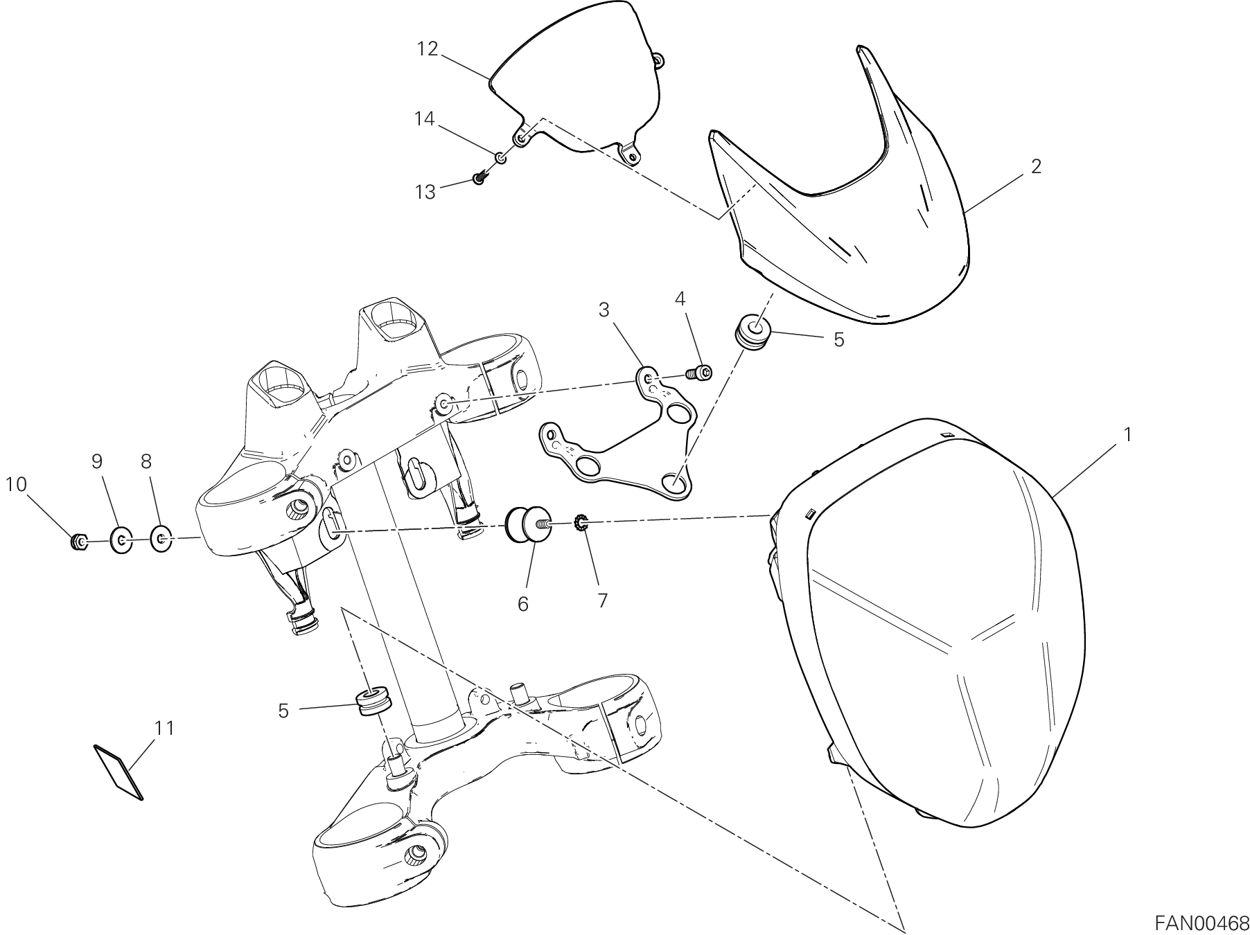13A FEU AVANT POUR DIAVEL FOR BENTLEY MULLINER 2025