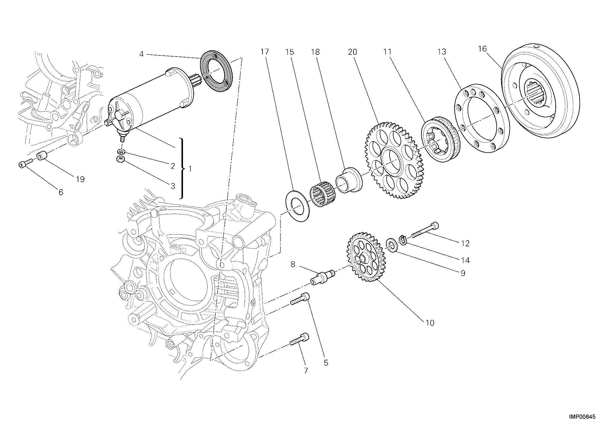 012 DEMARREUR ELECTRIQUE POUR SUPERBIKE 1198 S CORSE 2010