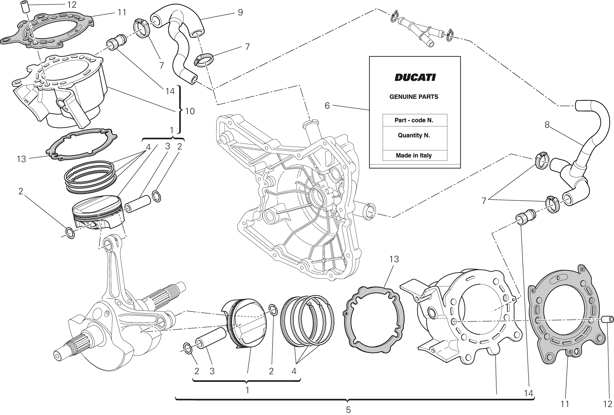 007 CYLINDRE PISTON POUR STREETFIGHTER S 2013