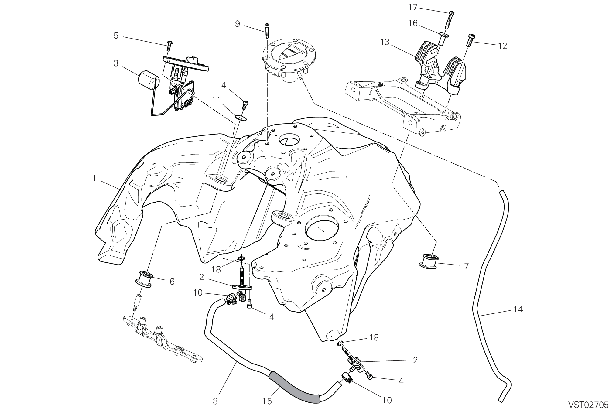 30A RESERVOIR POUR MULTISTRADA V4 2021