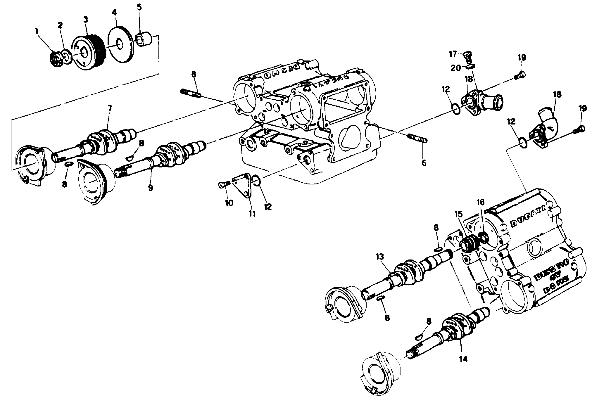 014 CULASSE POUR SUPERBIKE 851 1991