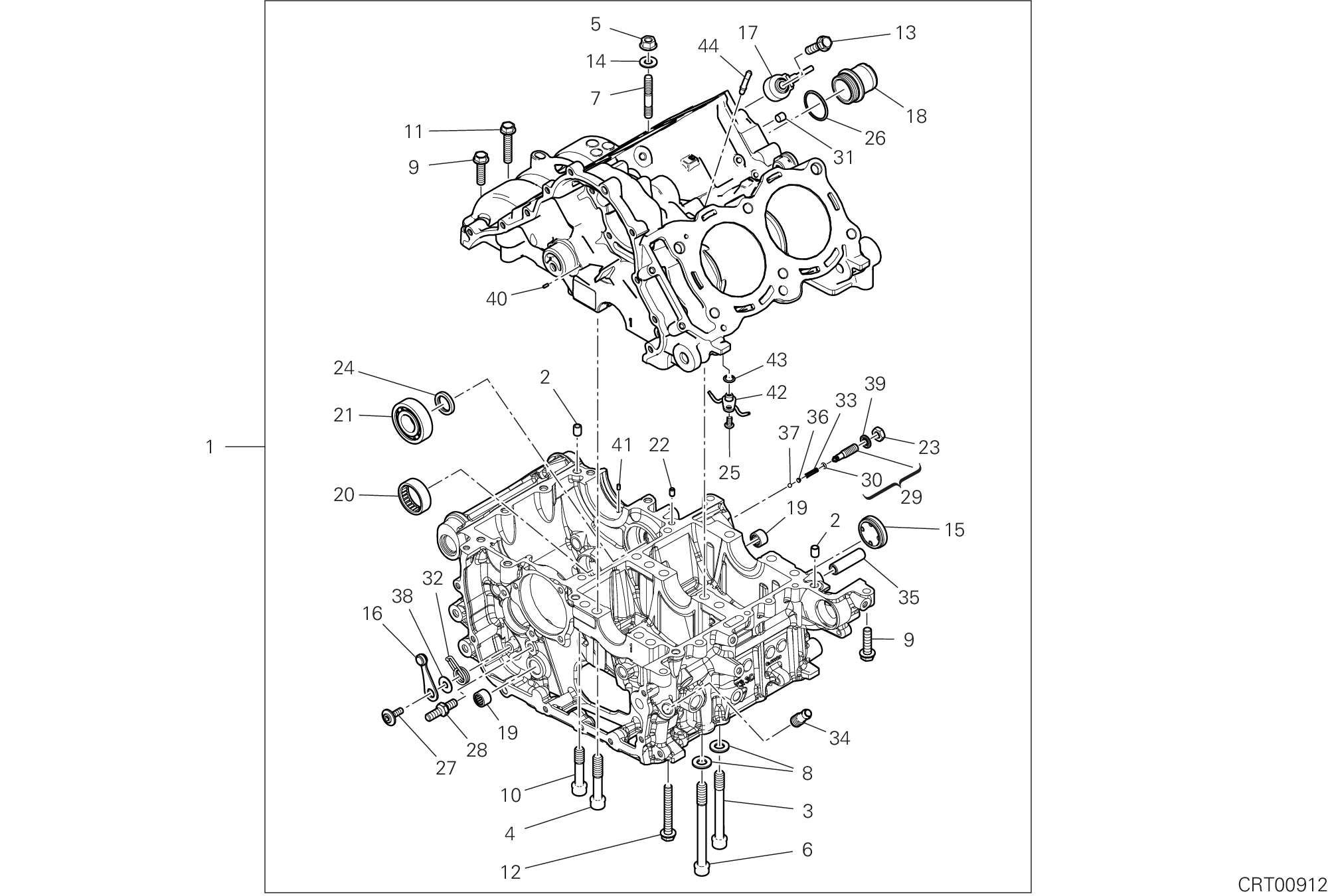 09A PAIRE DE DEMI CARTERS POUR SUPERBIKE PANIGALE V4 SP2 2023