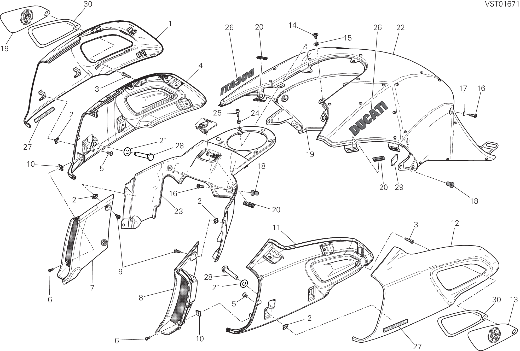 034 COUVERCLES RESERVOIR POUR DIAVEL DIESEL 2017