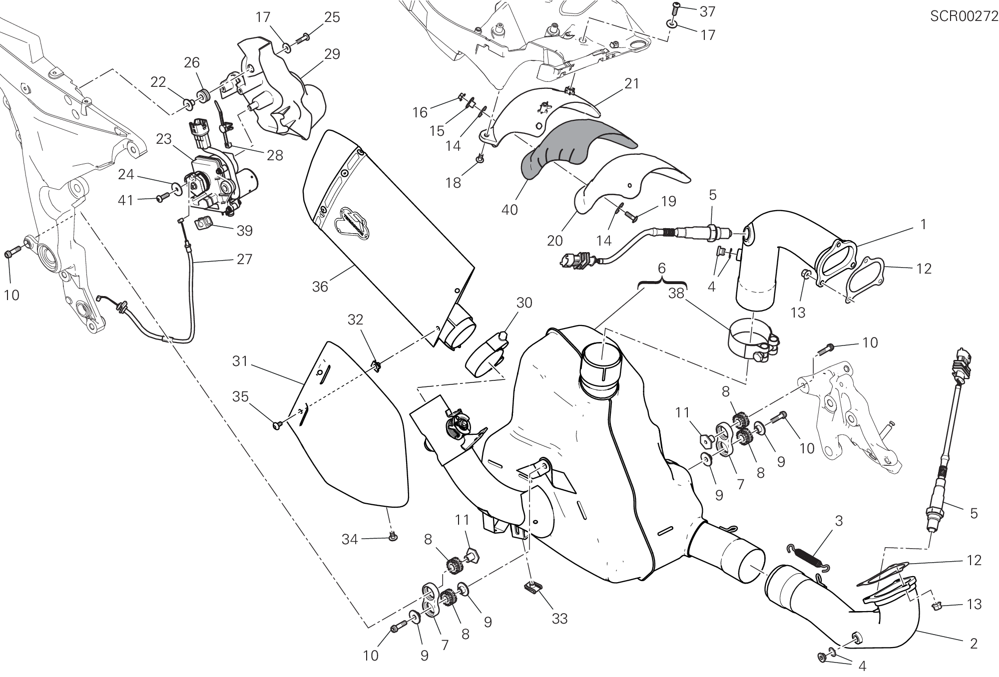 019 ECHAPPEMENT POUR MULTISTRADA 1260 S PIKES PEAK 2020