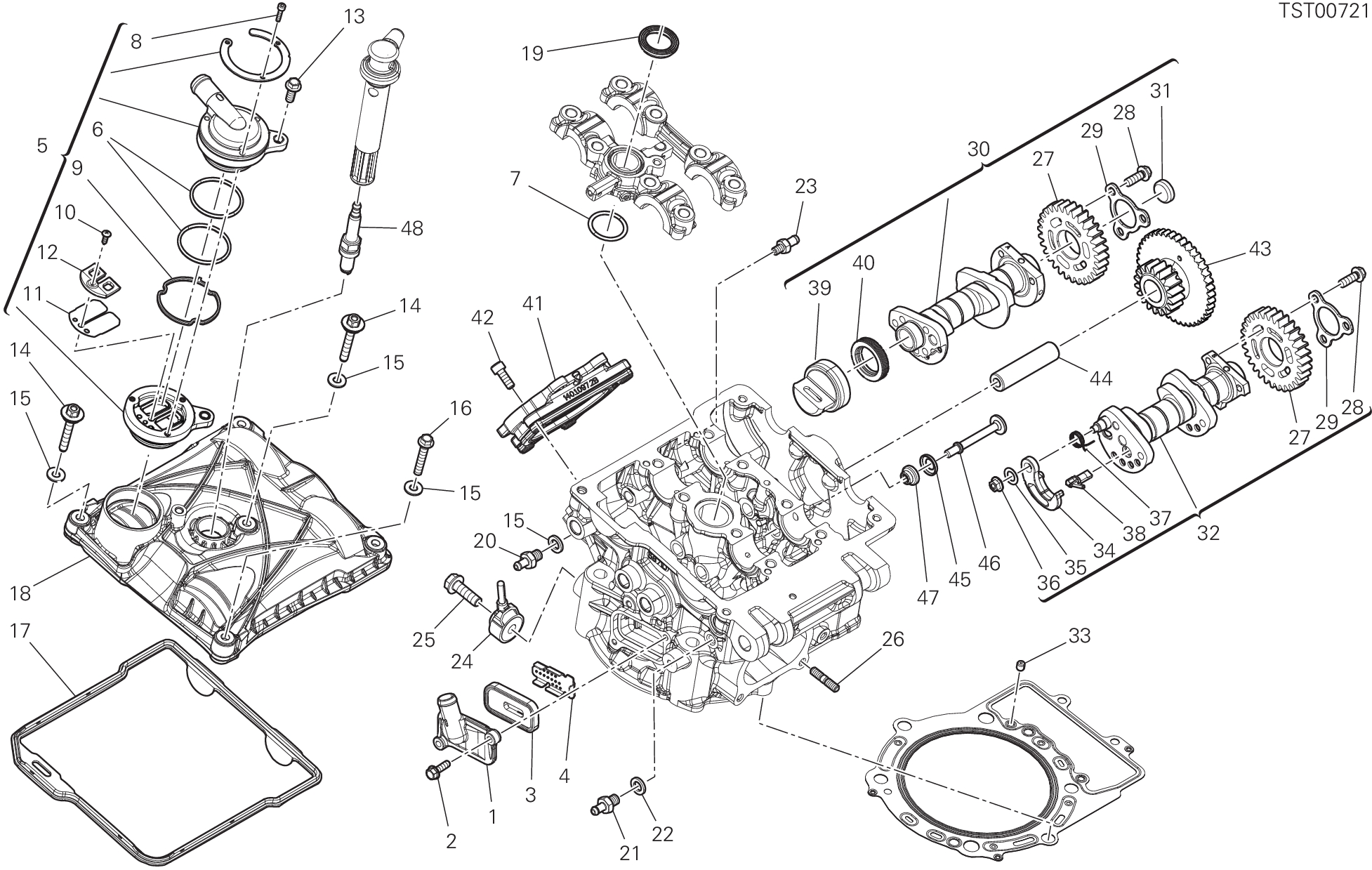 11A TESTA DISTRIBUZIONE POUR HYPERMOTARD 698 MONO 2025